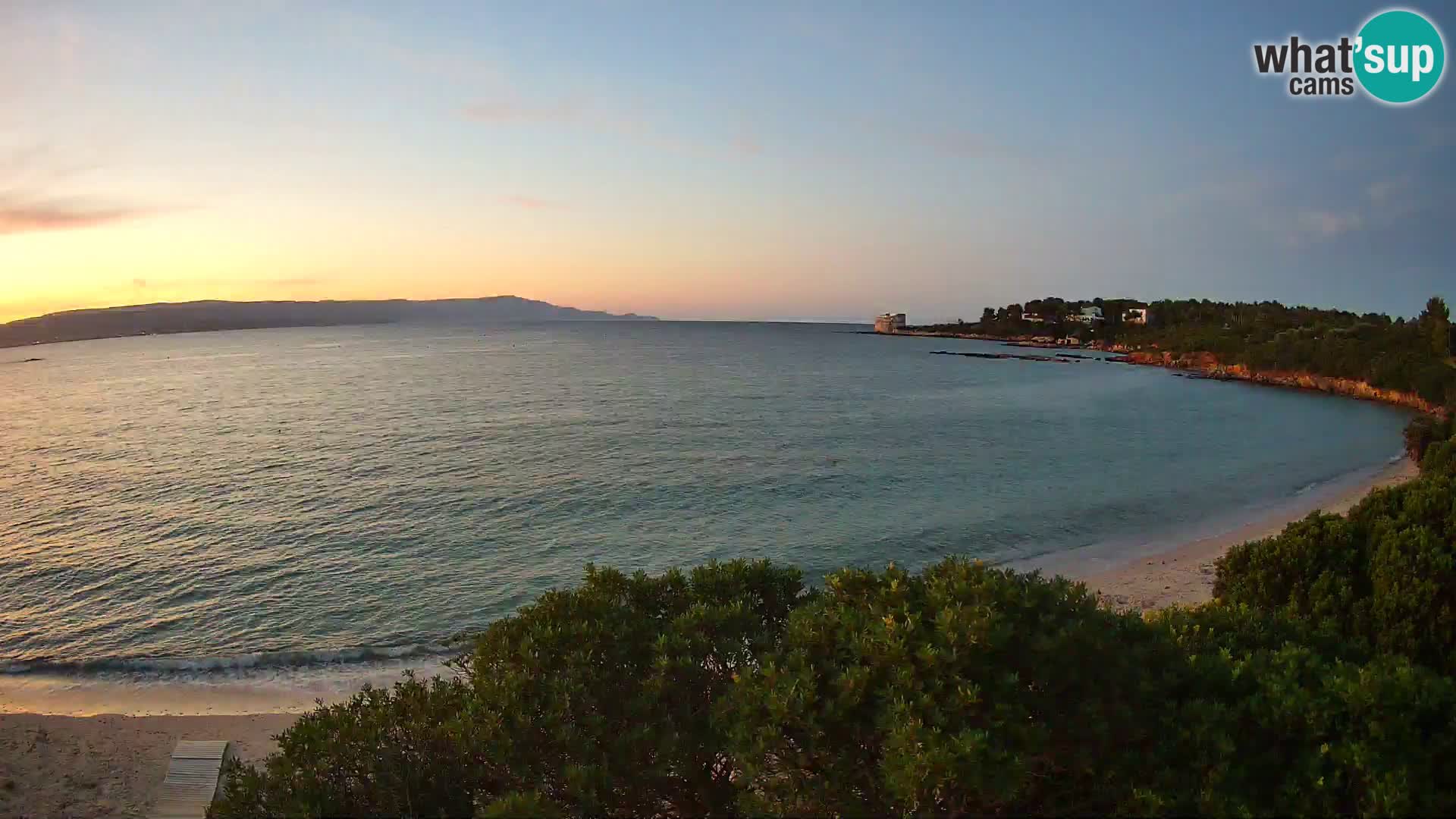 Webcam Lazzaretto beach | Alghero | Sardinia