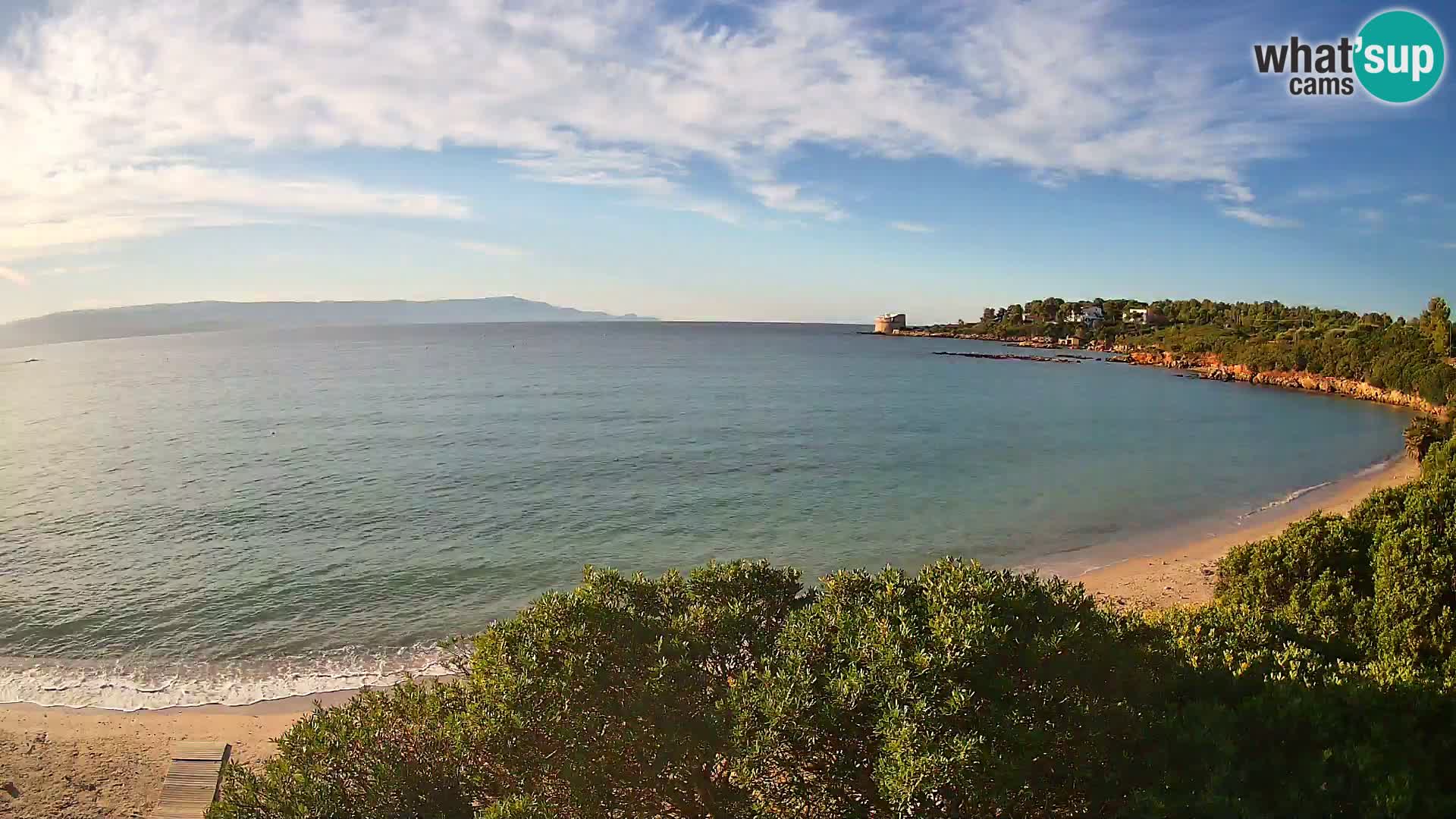 Webcam Lazzaretto Strand | Alghero | Sardinien