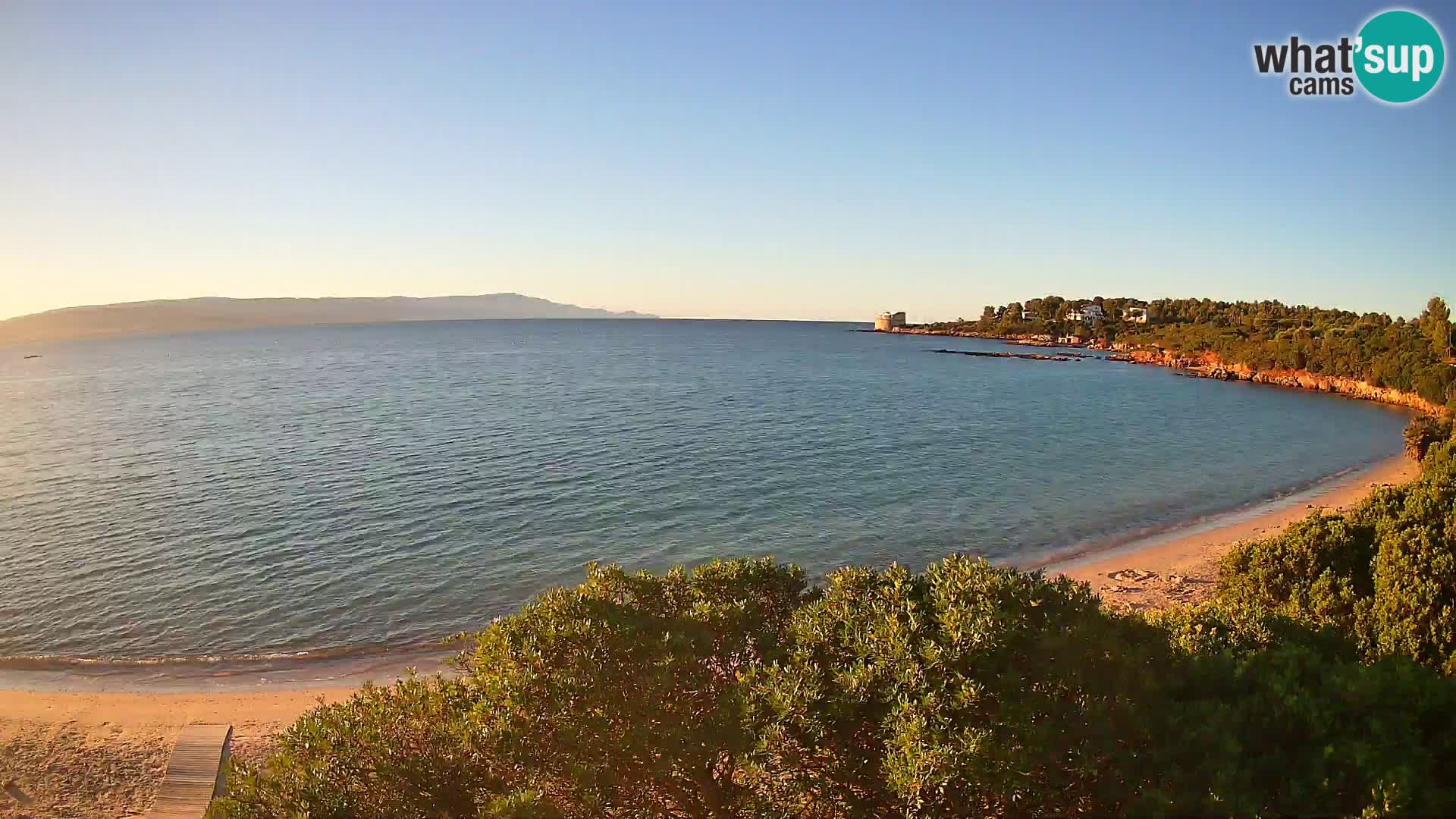 Kamera plaža Lazzaretto | Alghero | Sardinija