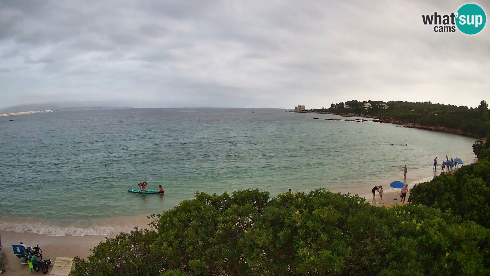 Kamera plaža Lazzaretto | Alghero | Sardinija