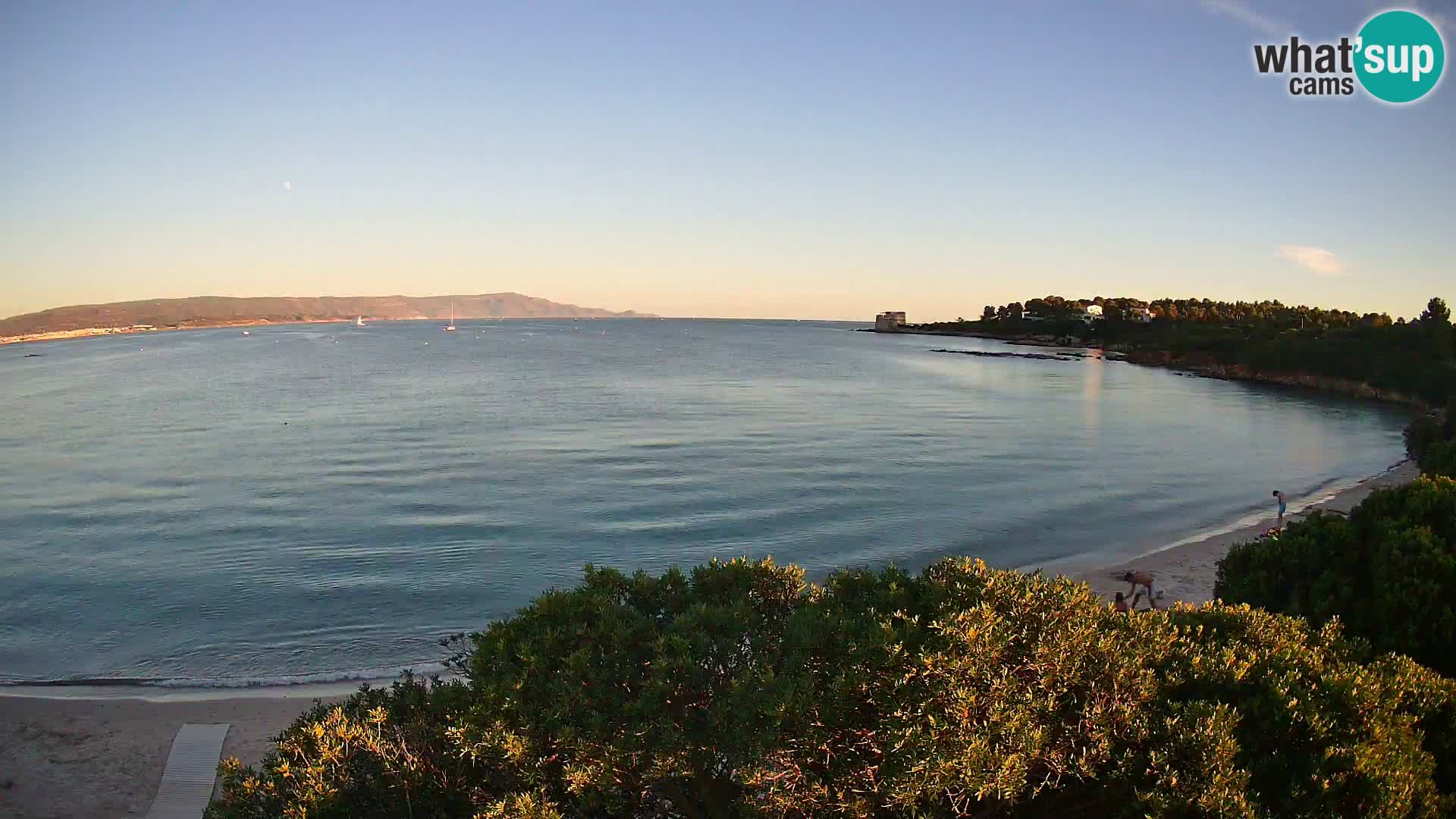 Webcam Lazzaretto beach | Alghero | Sardinia