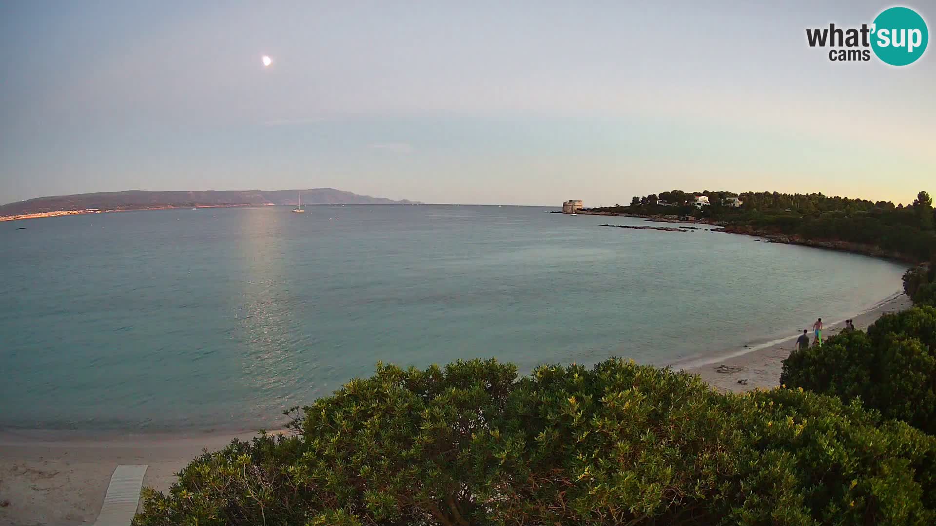 Webcam Lazzaretto Strand | Alghero | Sardinien