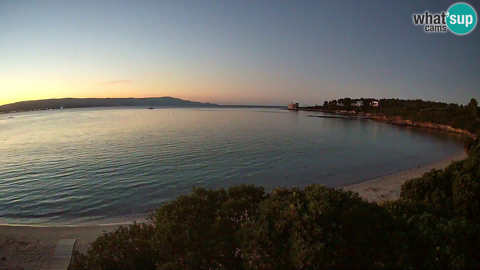 Webcam Lazzaretto beach | Alghero | Sardinia
