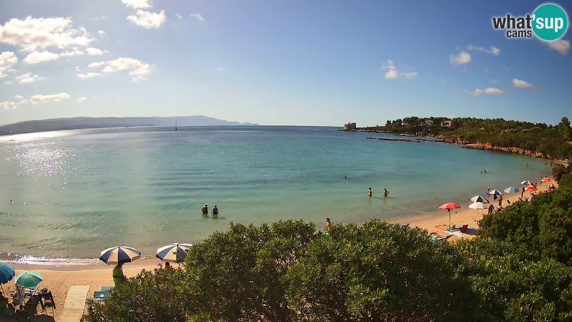 Kamera plaža Lazzaretto | Alghero | Sardinija