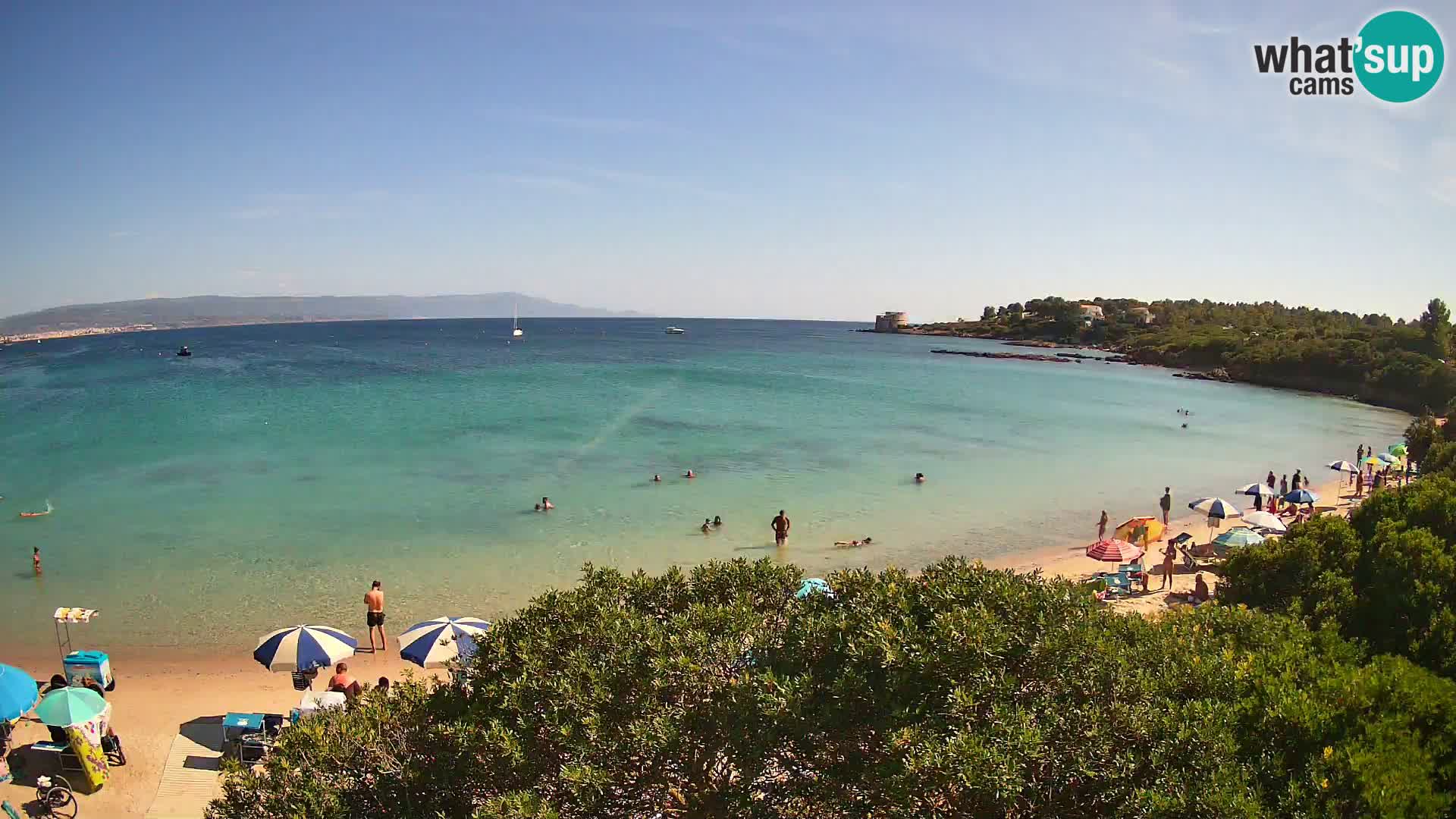 Webcam spiaggia Lazzaretto | Alghero | Sardegna