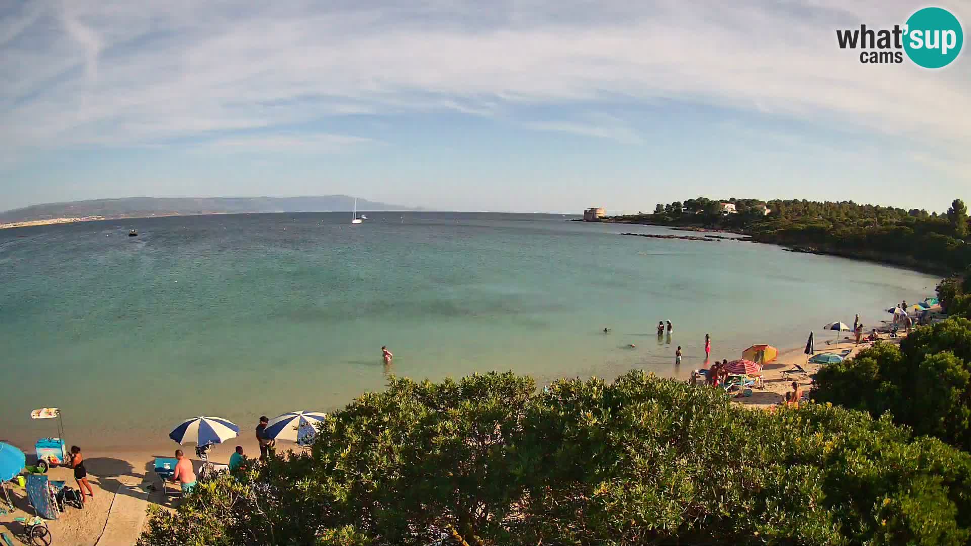 Webcam Lazzaretto beach | Alghero | Sardinia