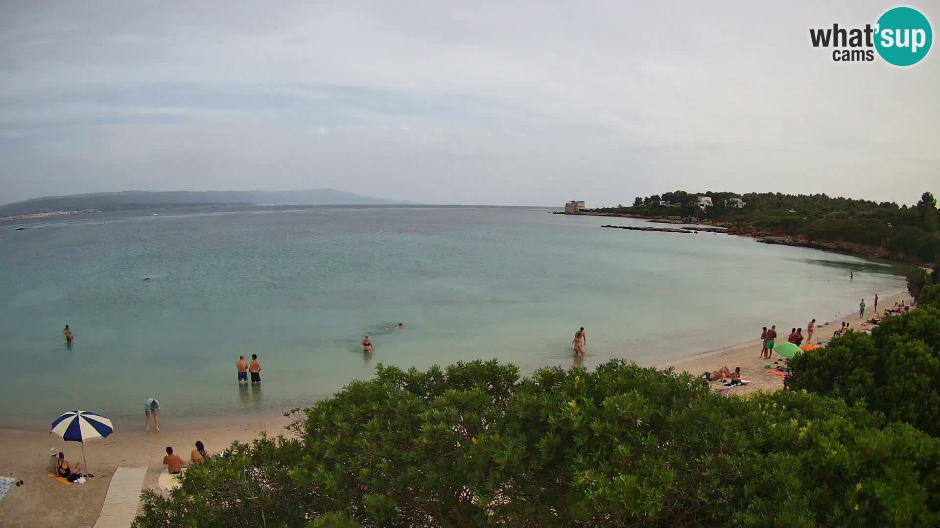 Webcam Lazzaretto beach | Alghero | Sardinia