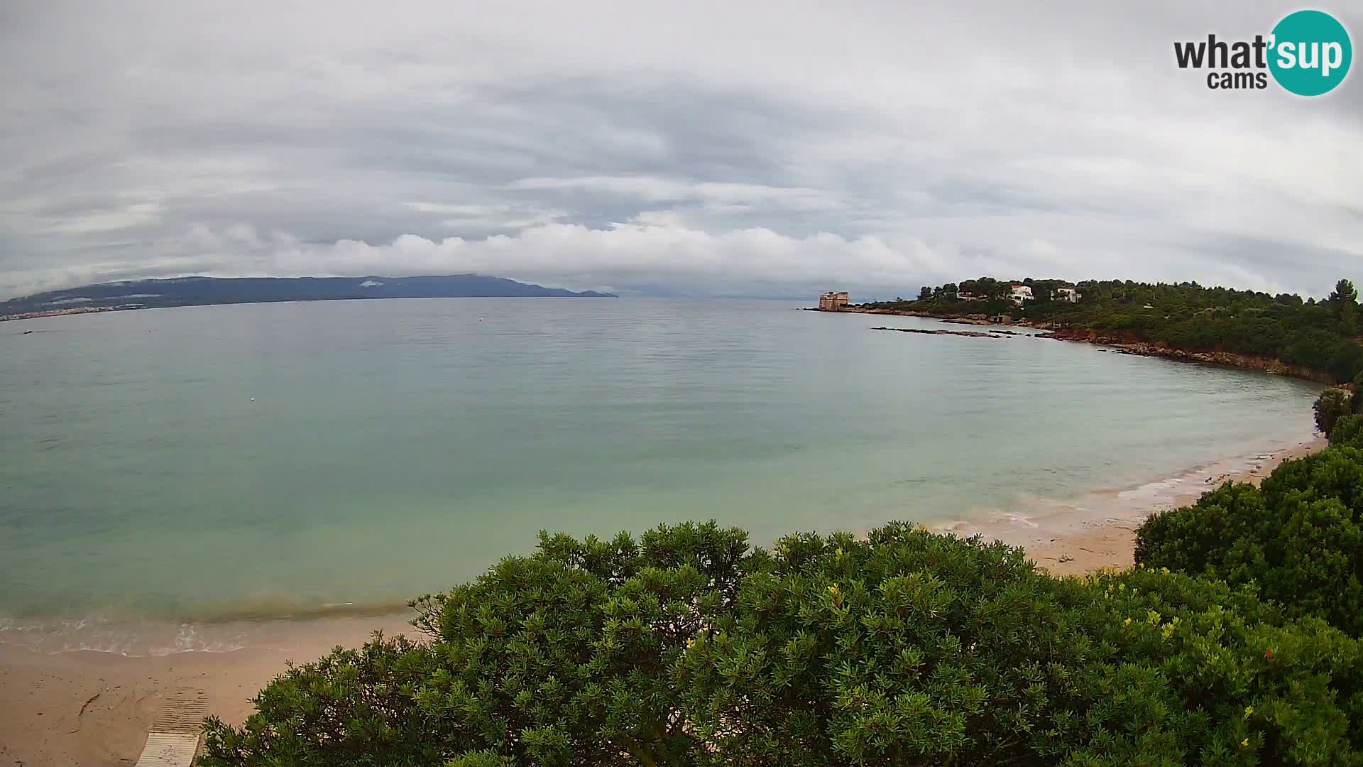Webcam Lazzaretto beach | Alghero | Sardinia