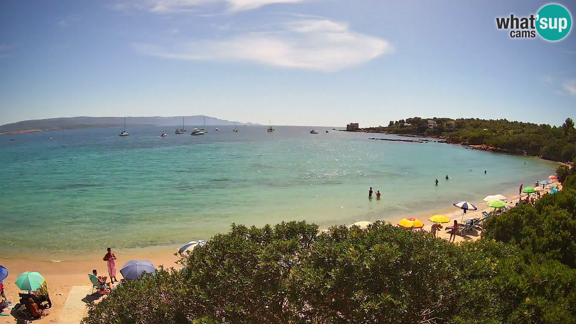 Kamera plaža Lazzaretto | Alghero | Sardinija