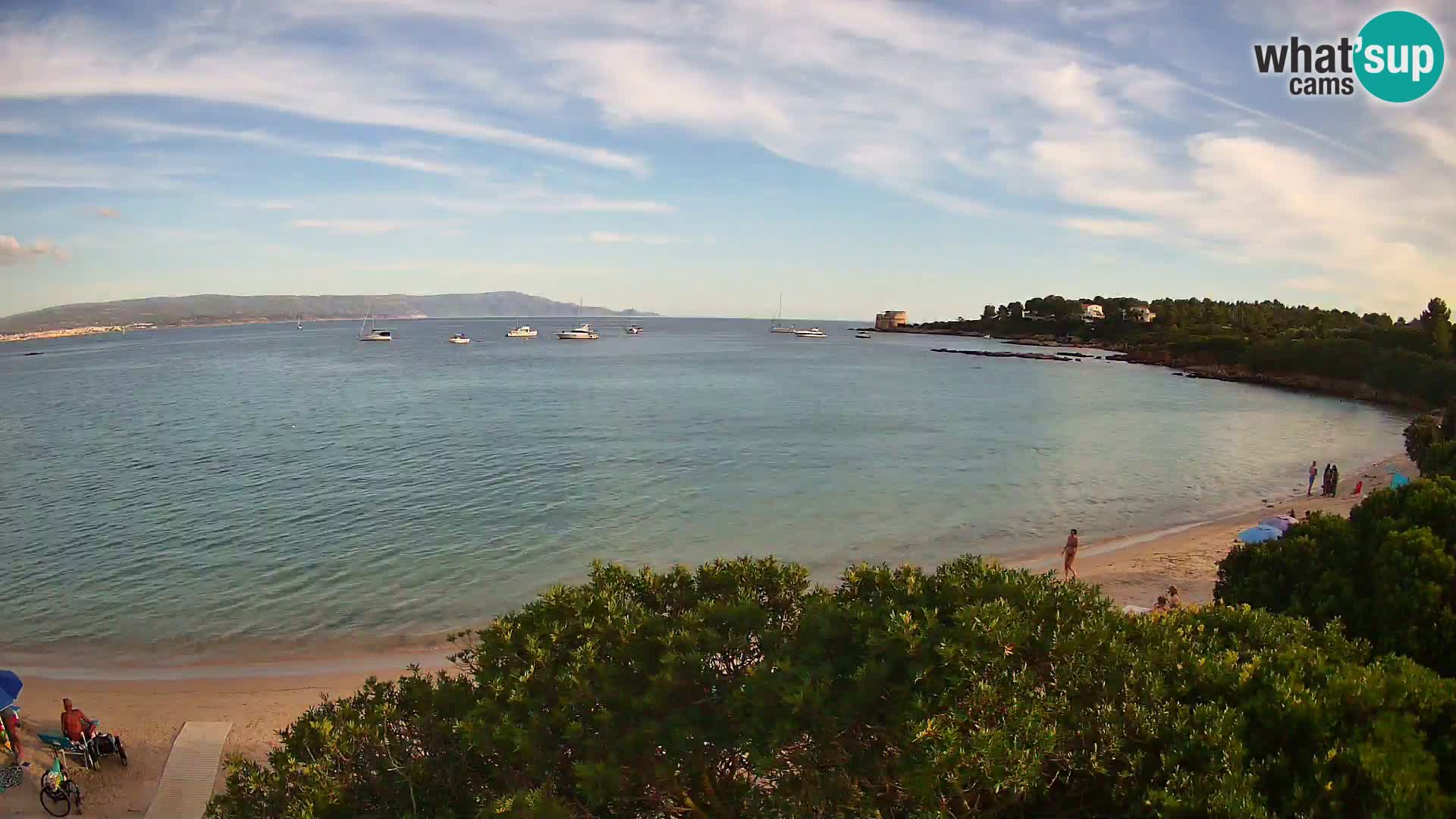 Webcam Lazzaretto beach | Alghero | Sardinia