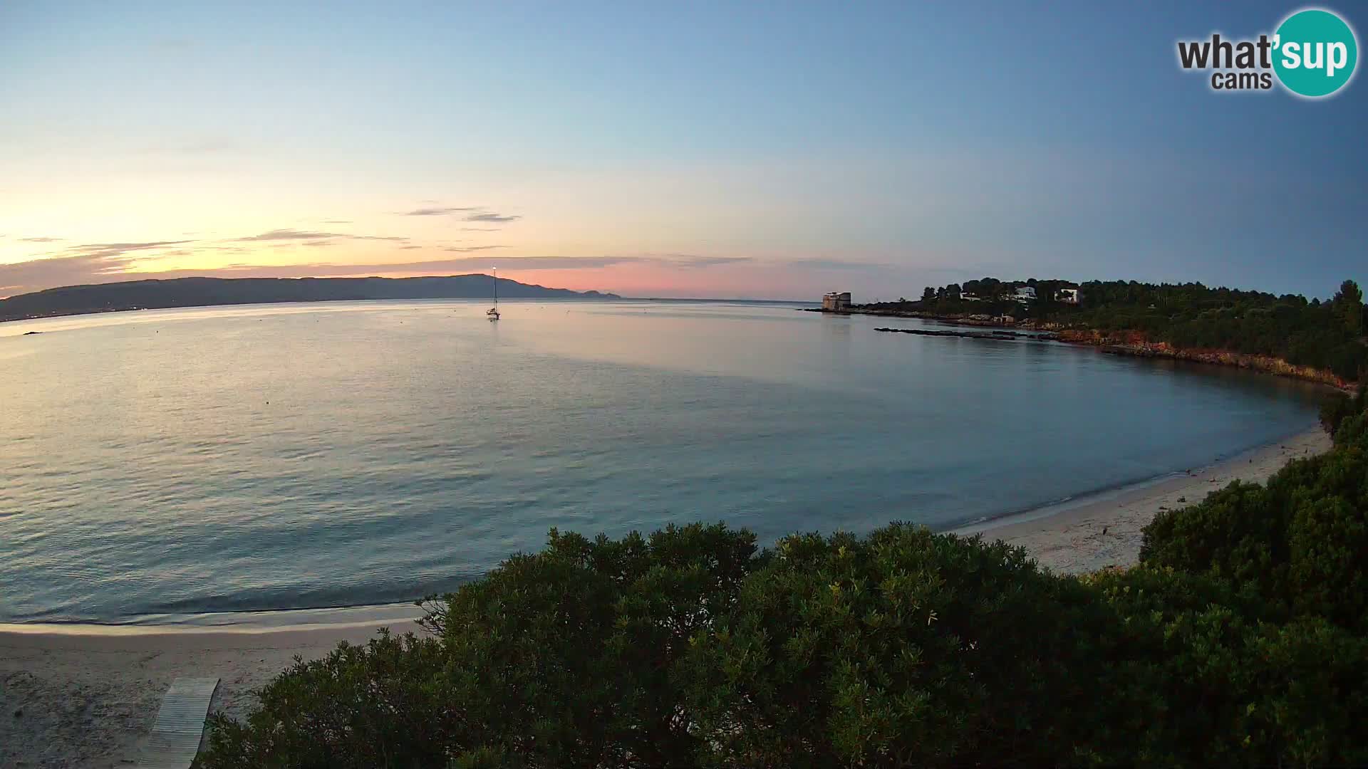 Webcam Lazzaretto beach | Alghero | Sardinia