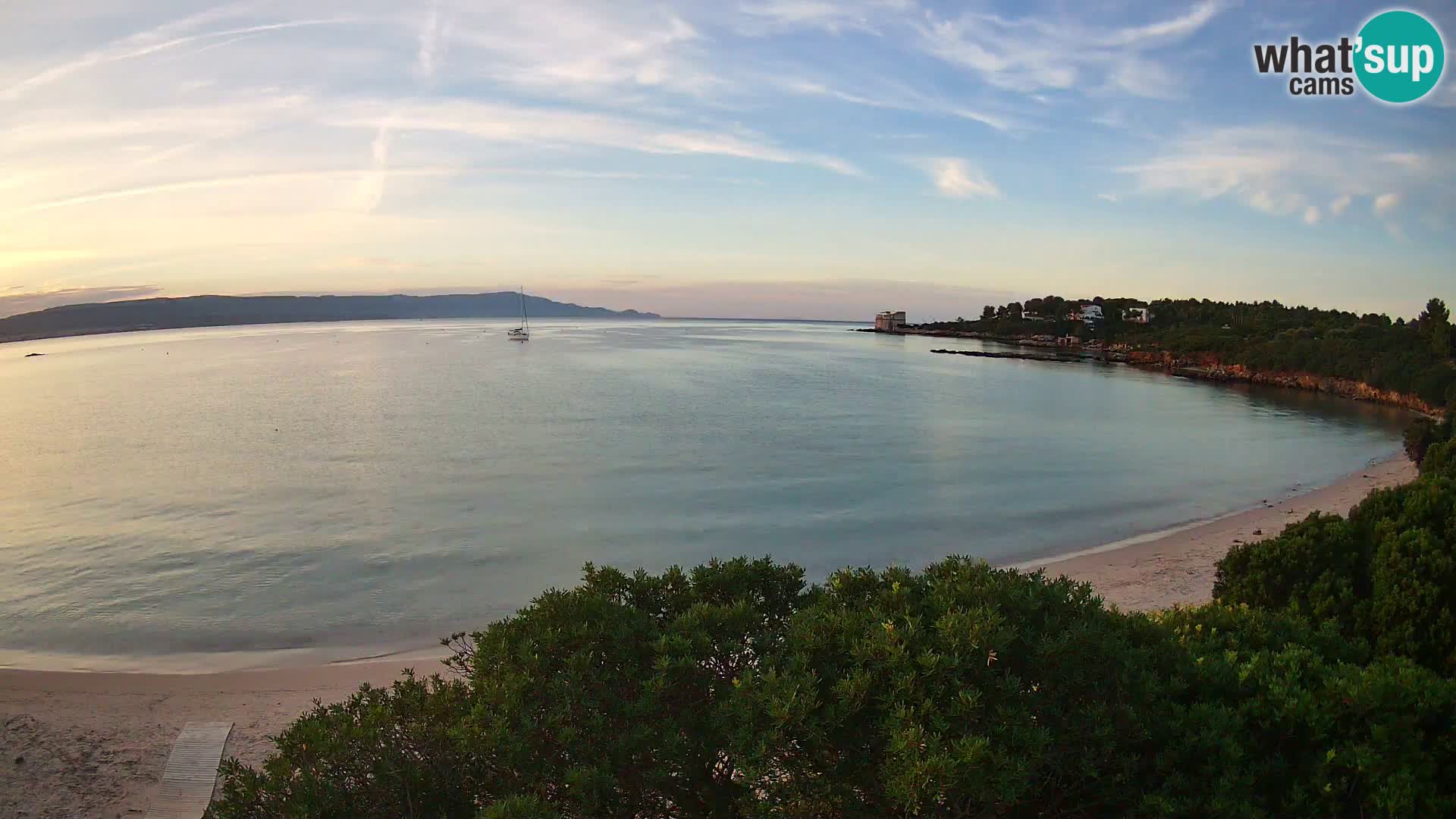 Webcam Lazzaretto Strand | Alghero | Sardinien