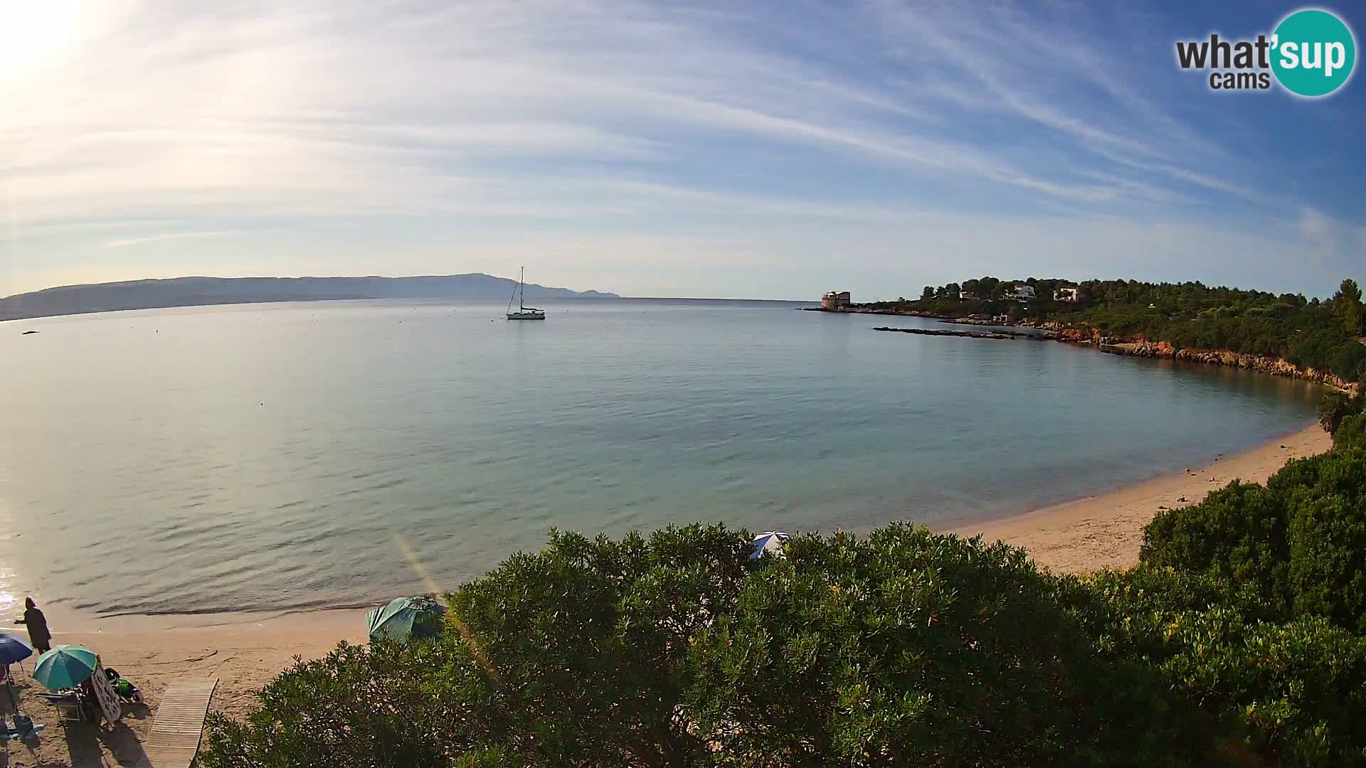Webcam spiaggia Lazzaretto | Alghero | Sardegna