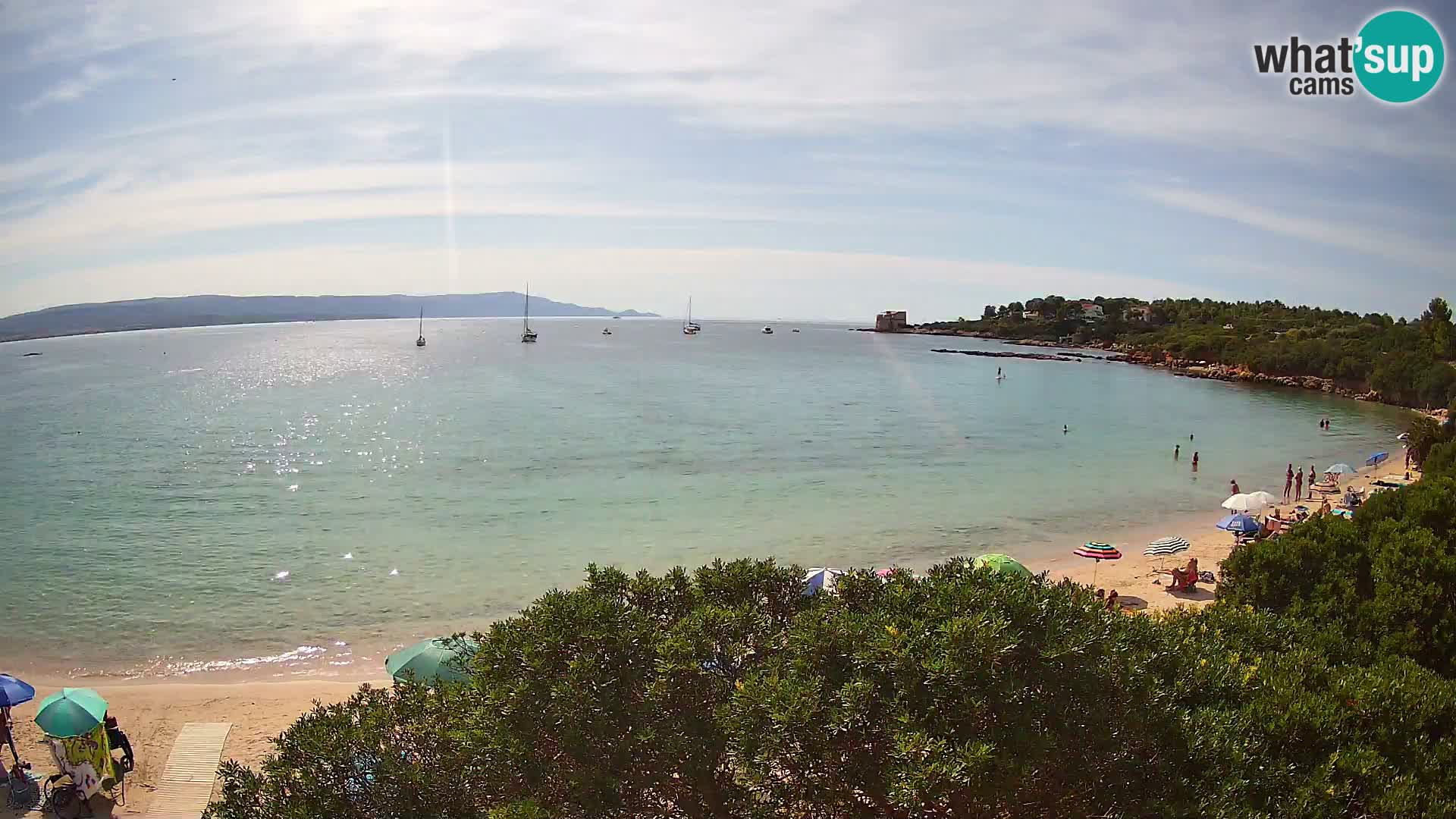 Webcam spiaggia Lazzaretto | Alghero | Sardegna