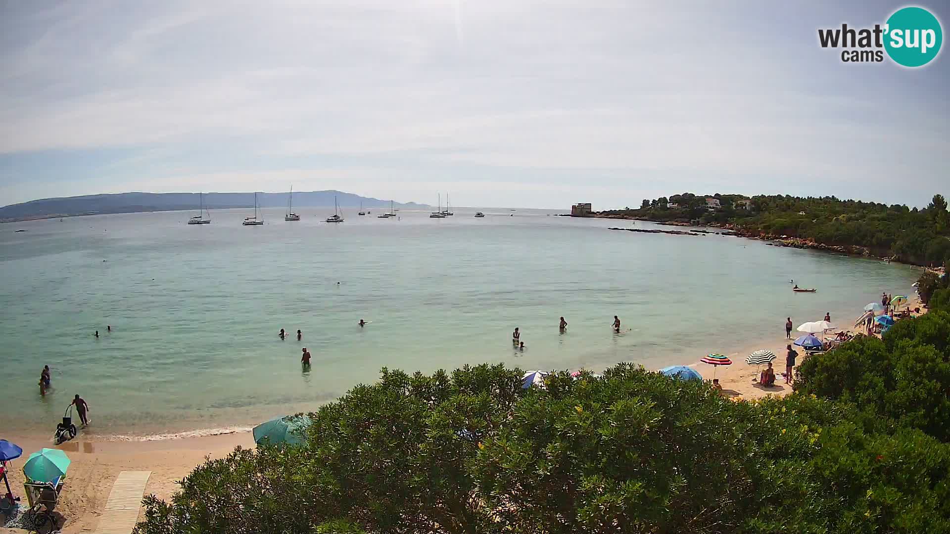 Kamera plaža Lazzaretto | Alghero | Sardinija