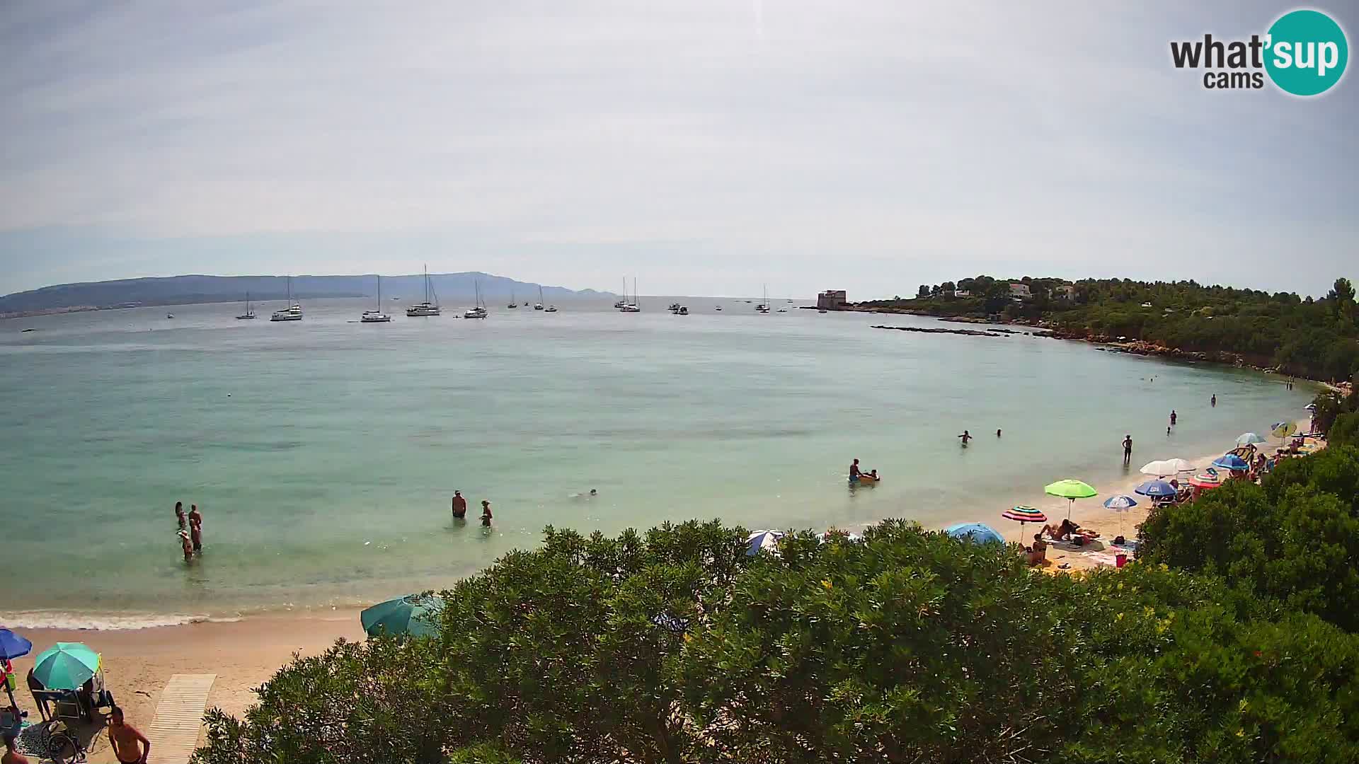 Kamera plaža Lazzaretto | Alghero | Sardinija