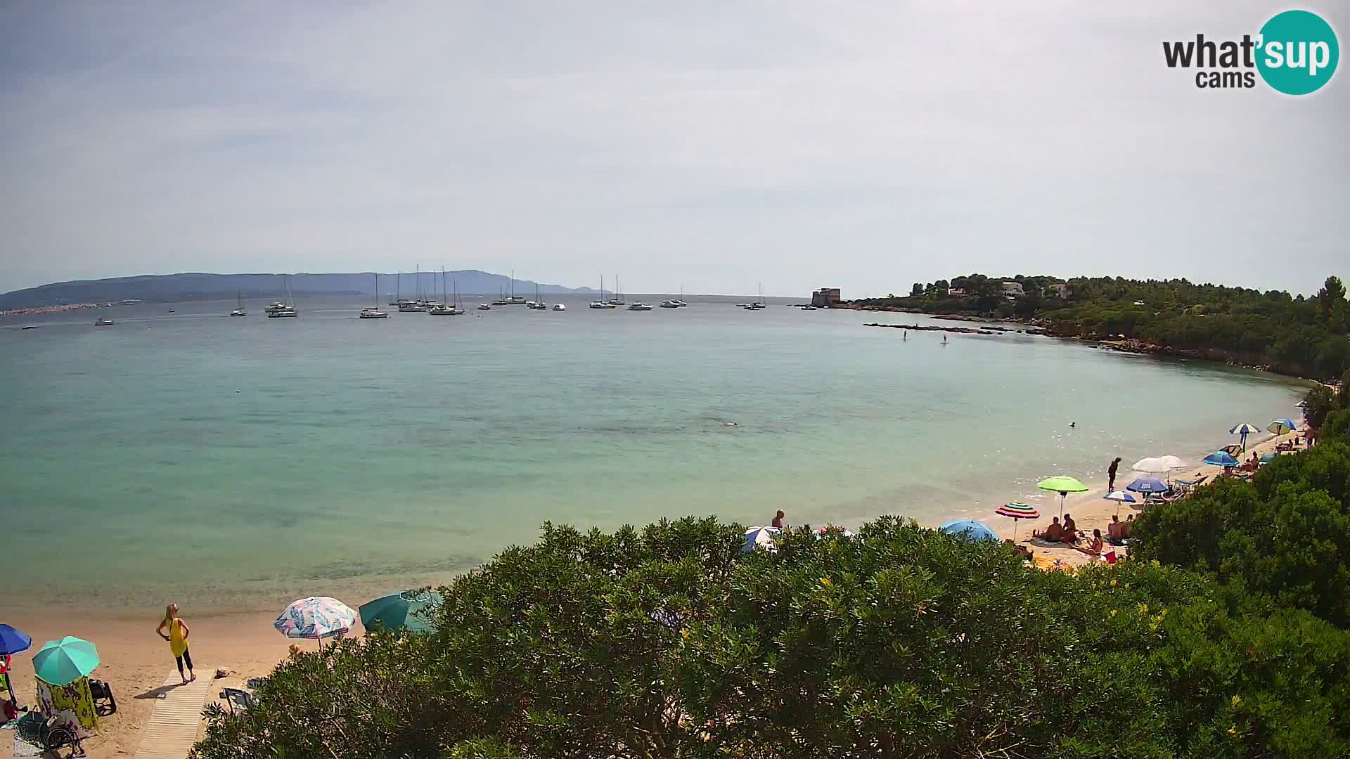 Webcam Lazzaretto beach | Alghero | Sardinia