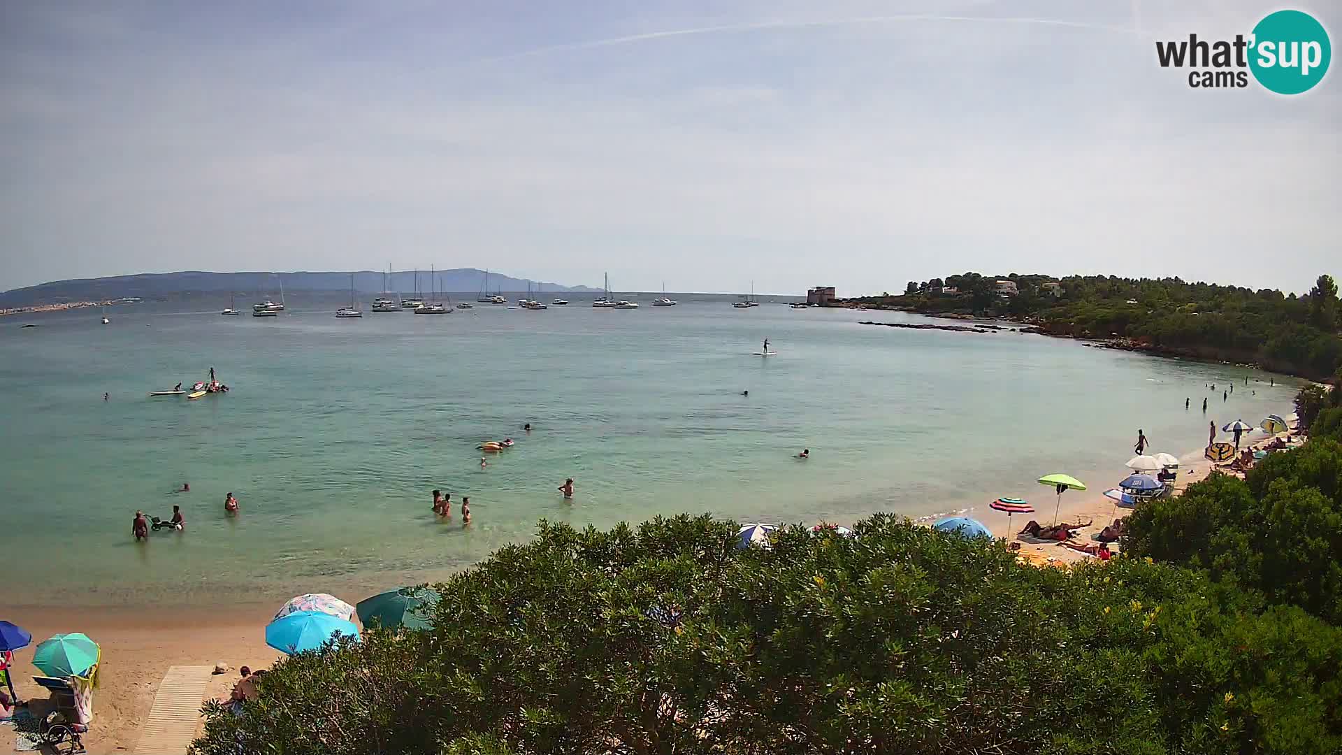 Kamera plaža Lazzaretto | Alghero | Sardinija