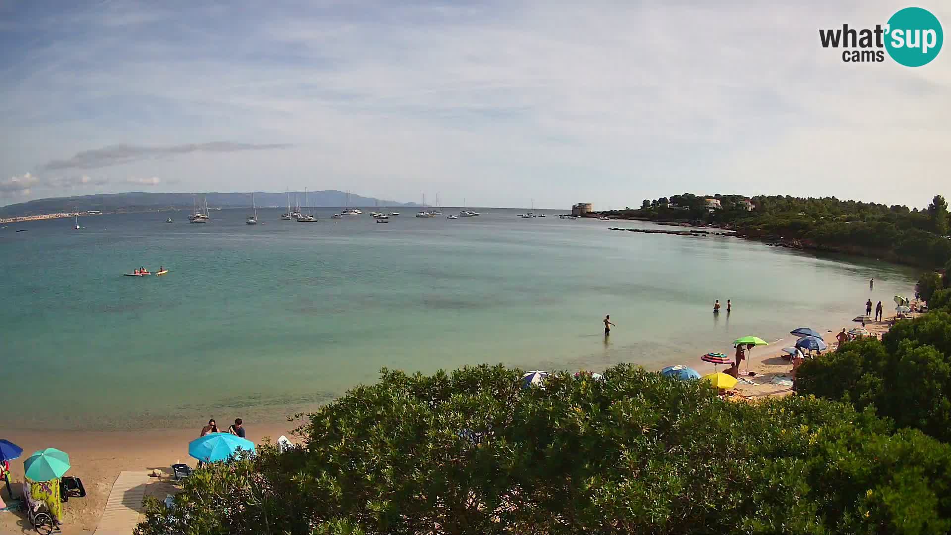 Web kamera plaža Lazzaretto | Alghero | Sardinija