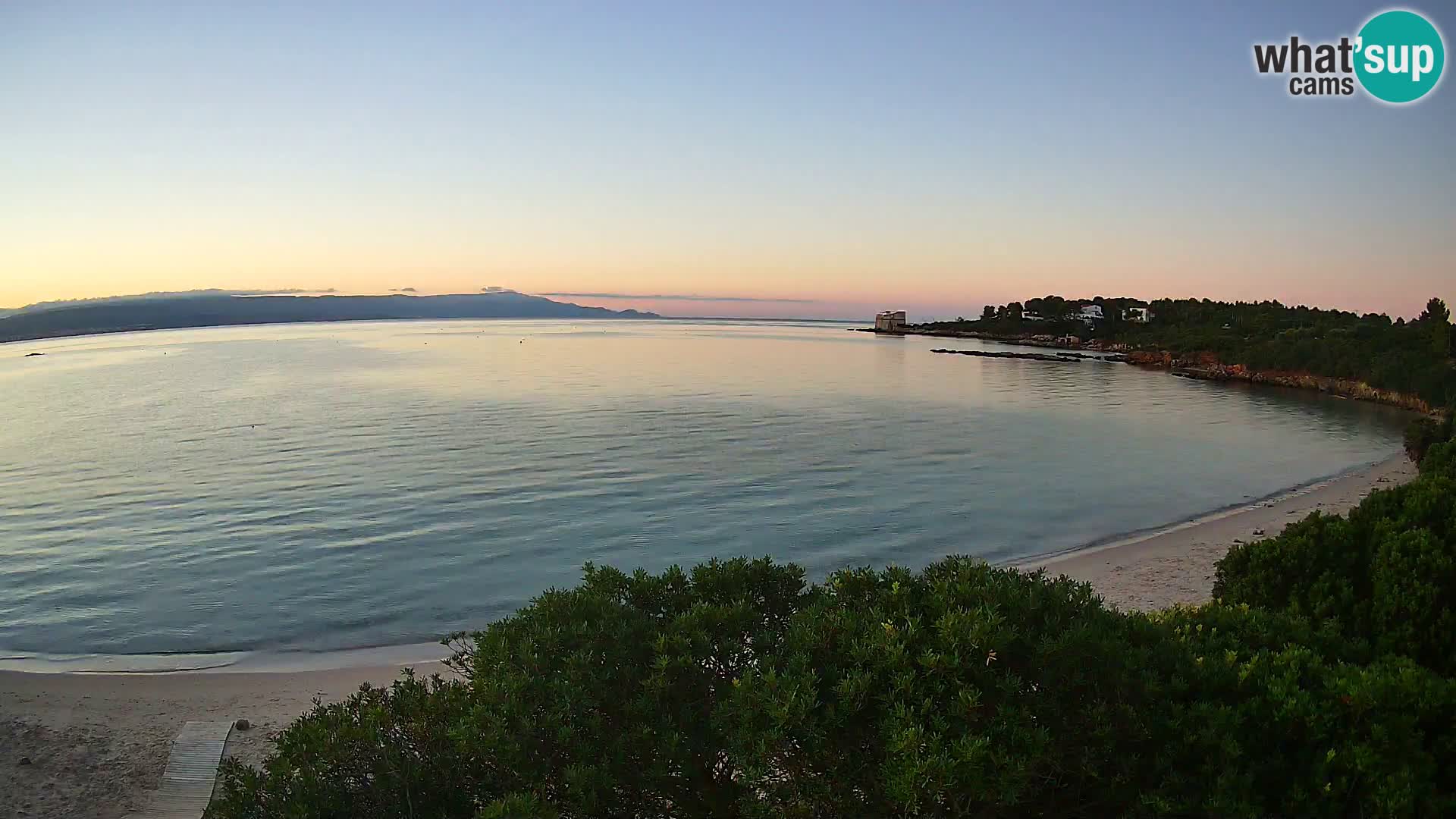Webcam Lazzaretto beach | Alghero | Sardinia