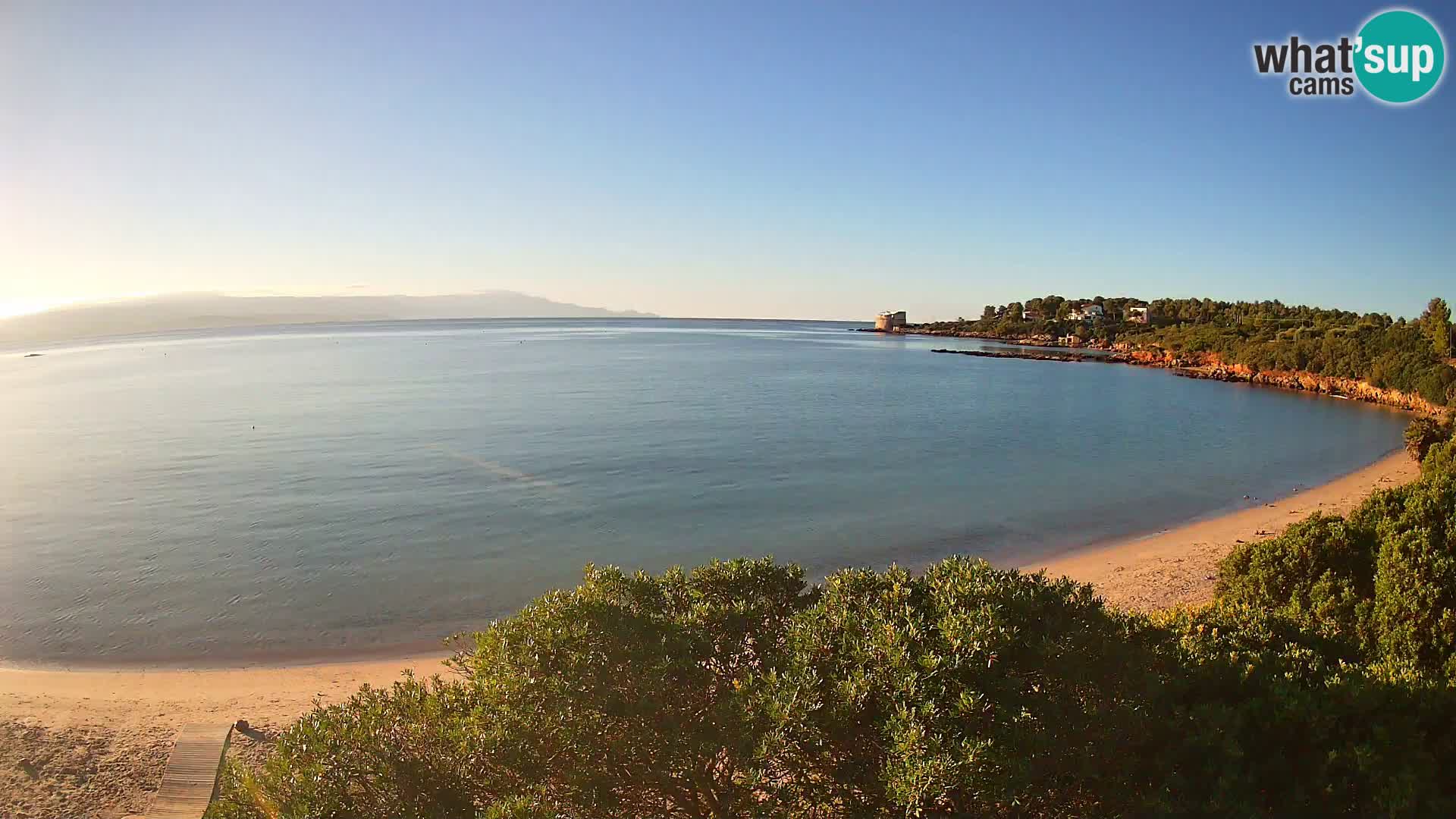 Webcam Lazzaretto beach | Alghero | Sardinia