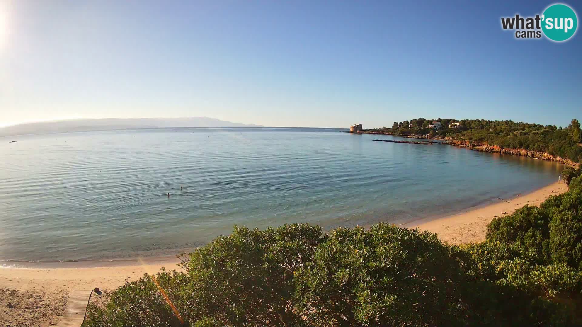 Kamera plaža Lazzaretto | Alghero | Sardinija