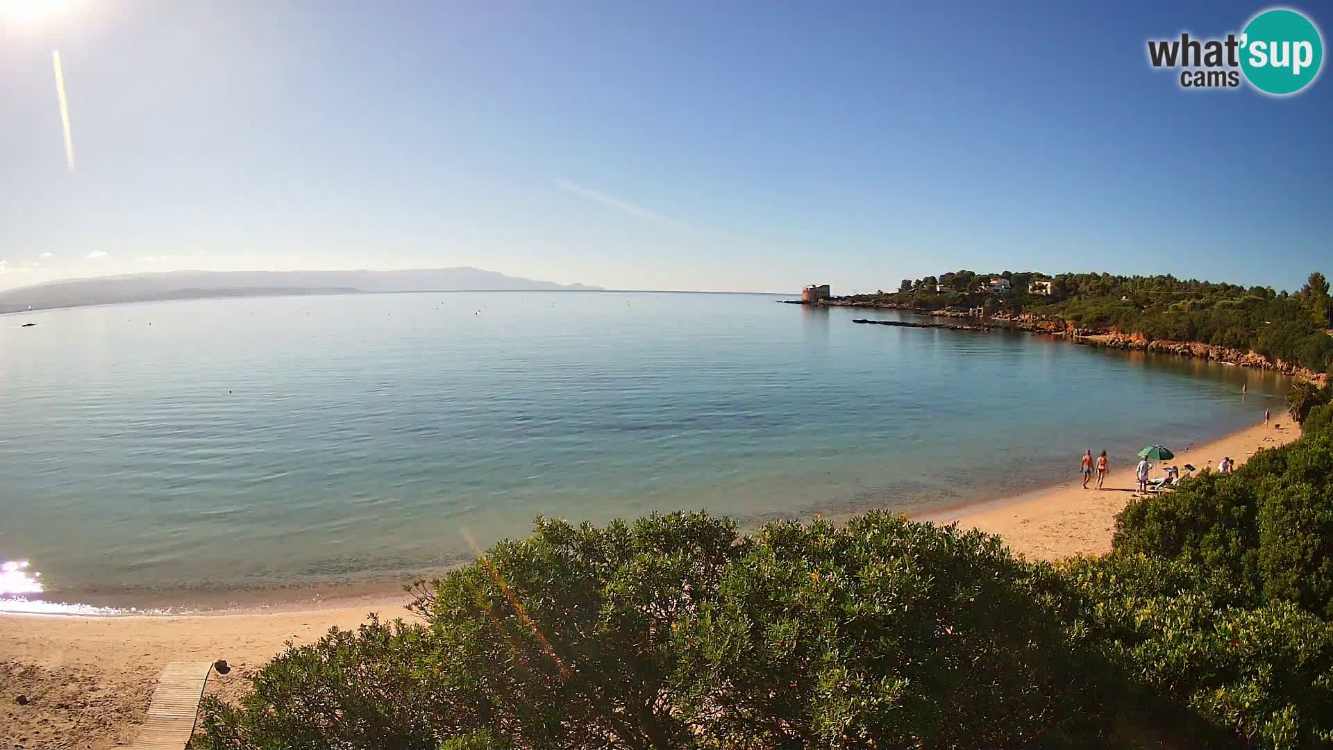 Webcam Lazzaretto beach | Alghero | Sardinia
