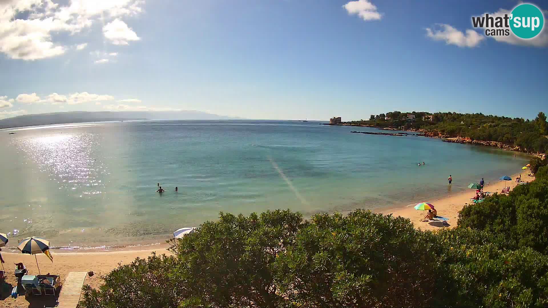 Kamera plaža Lazzaretto | Alghero | Sardinija