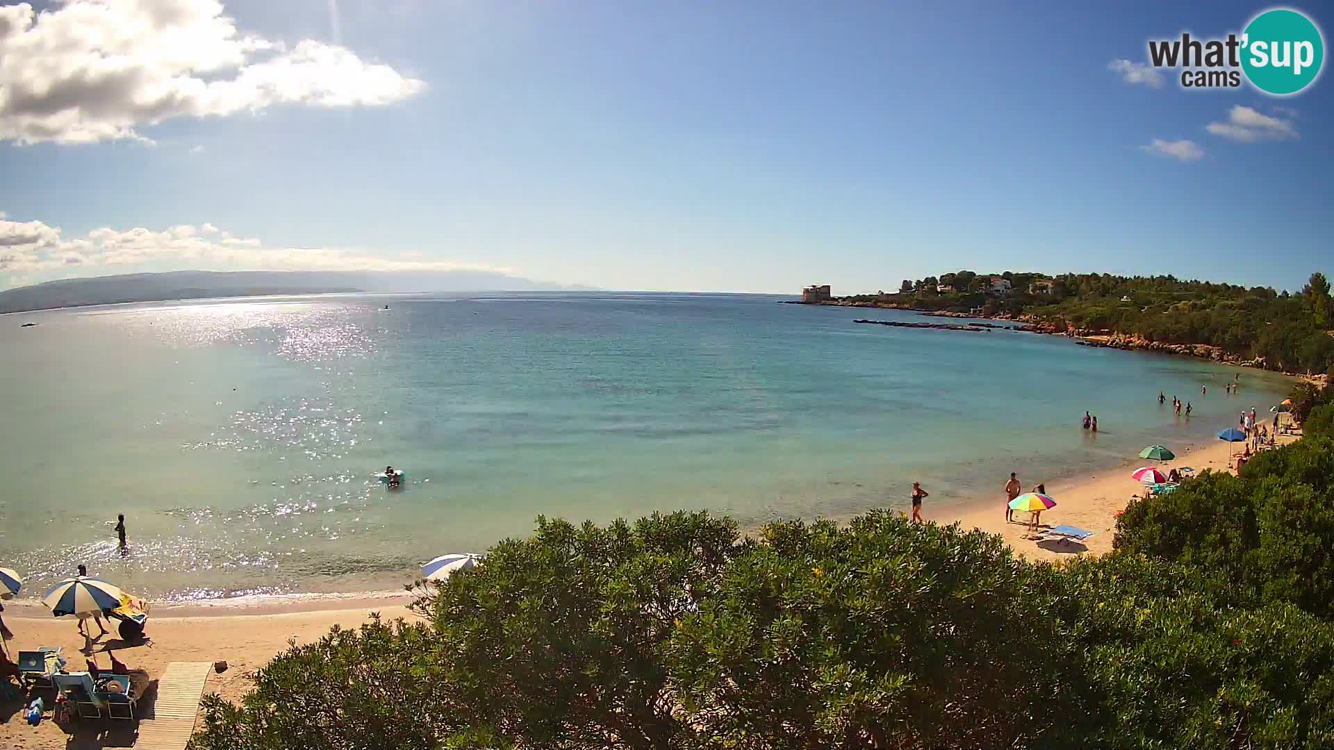 Webcam Lazzaretto Strand | Alghero | Sardinien