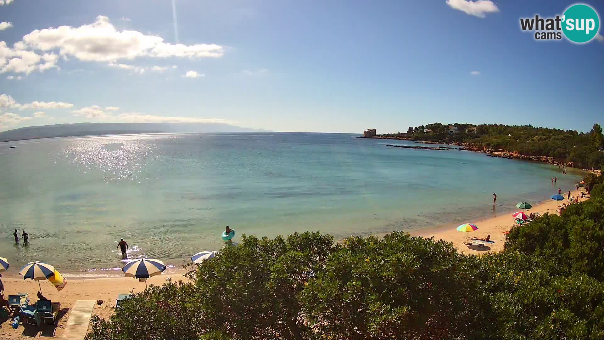 Webcam Lazzaretto beach | Alghero | Sardinia