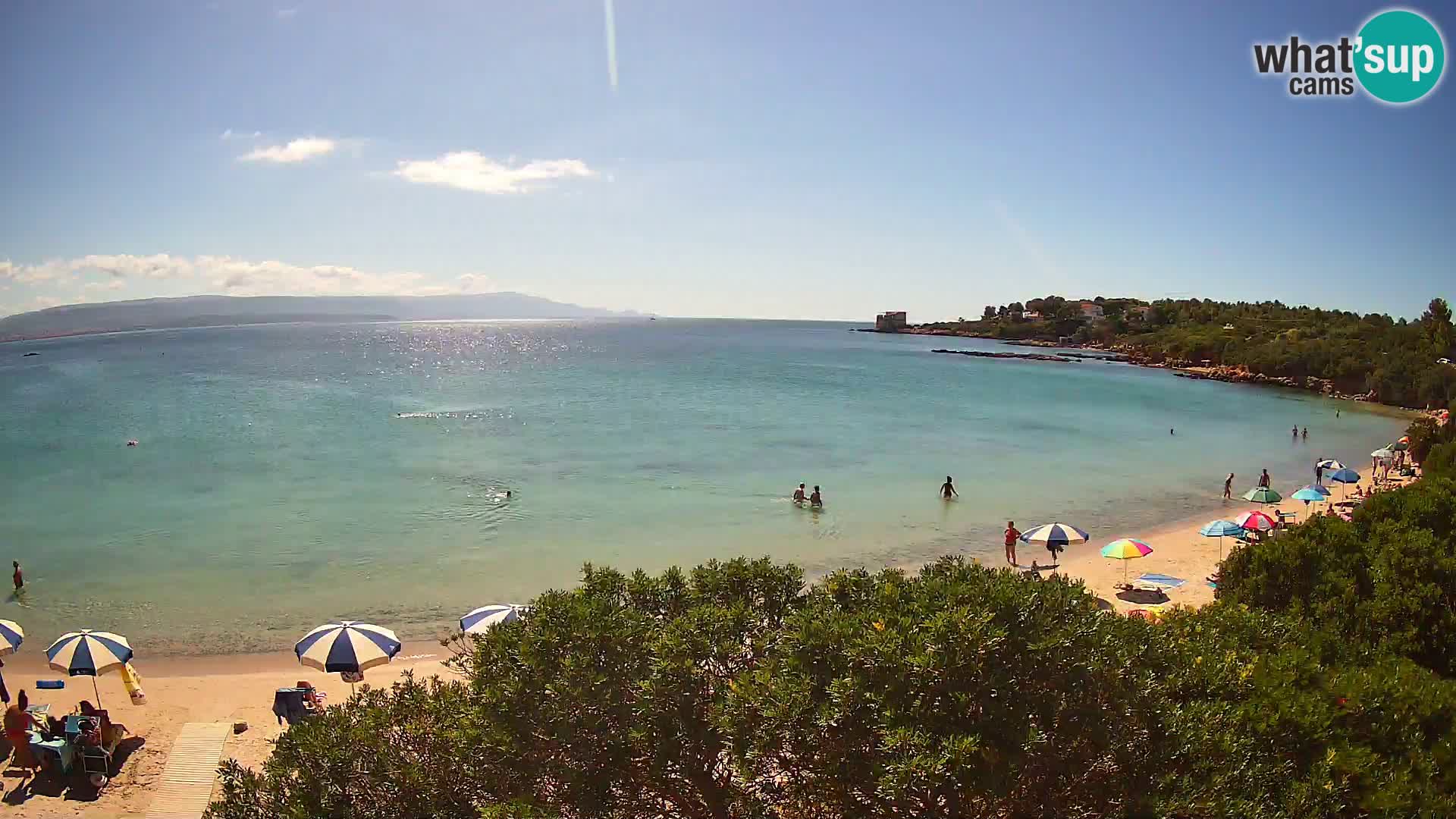 Webcam spiaggia Lazzaretto | Alghero | Sardegna