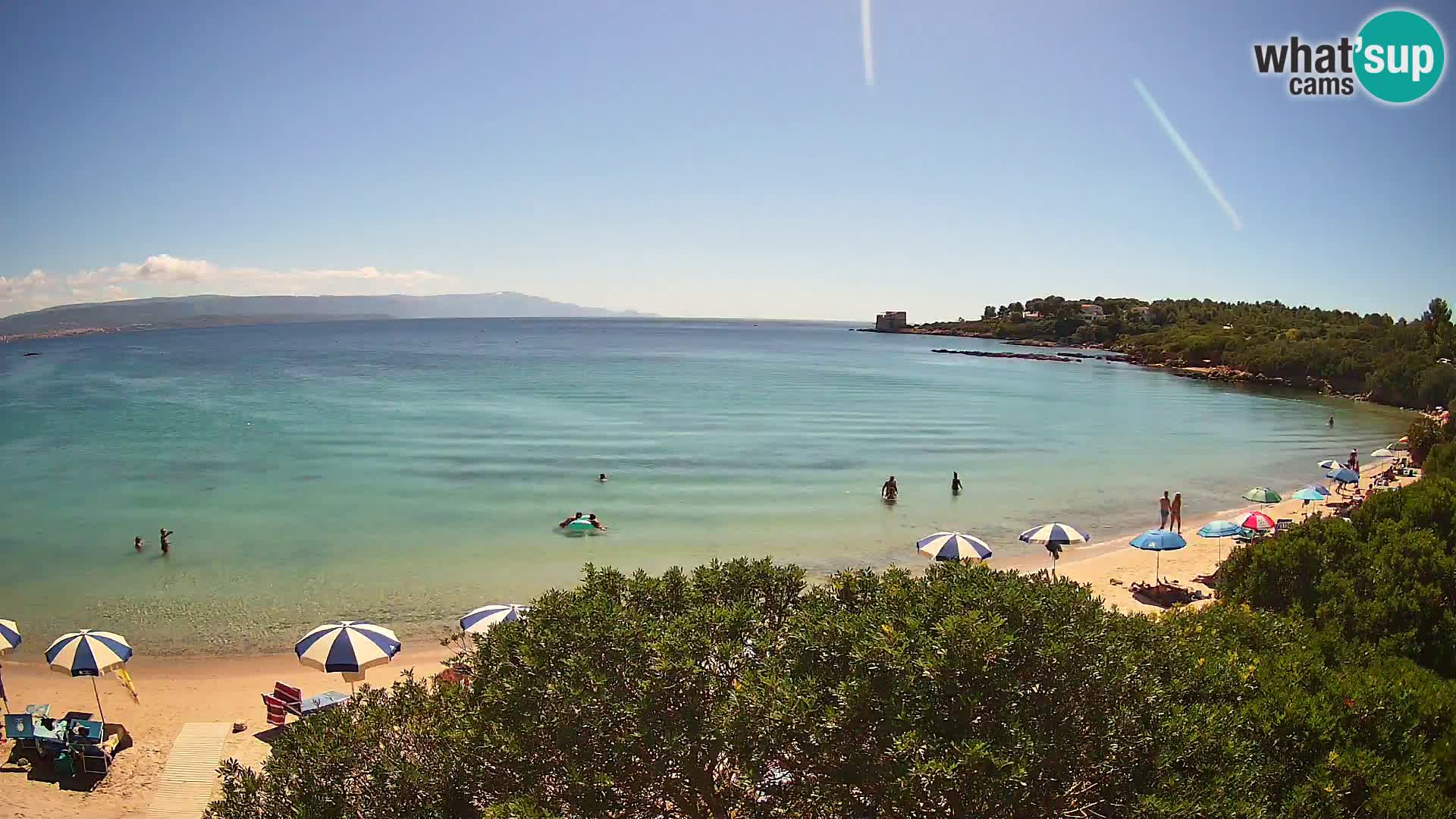 Webcam Lazzaretto beach | Alghero | Sardinia