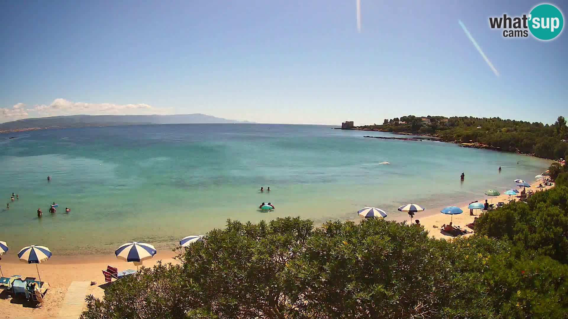 Webcam Lazzaretto Strand | Alghero | Sardinien