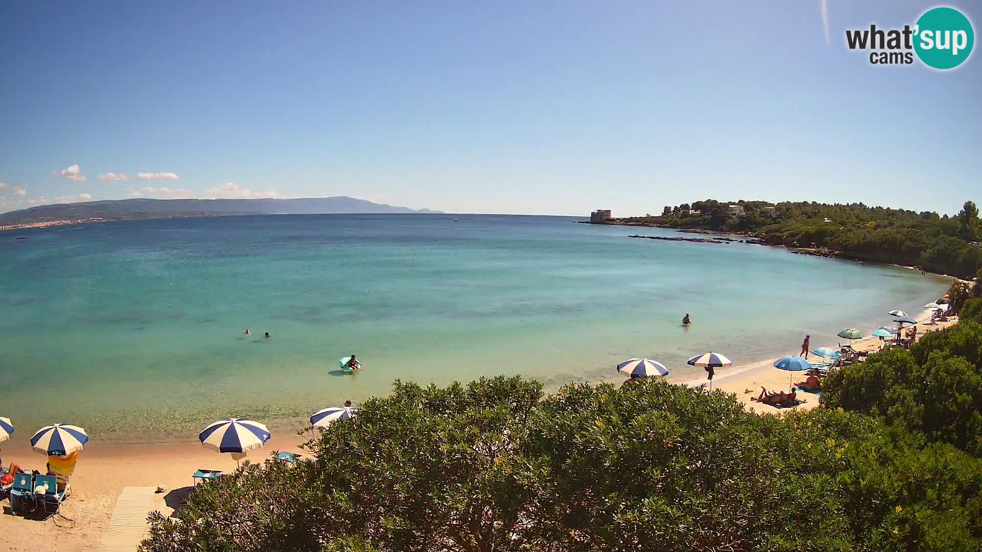 Webcam spiaggia Lazzaretto | Alghero | Sardegna
