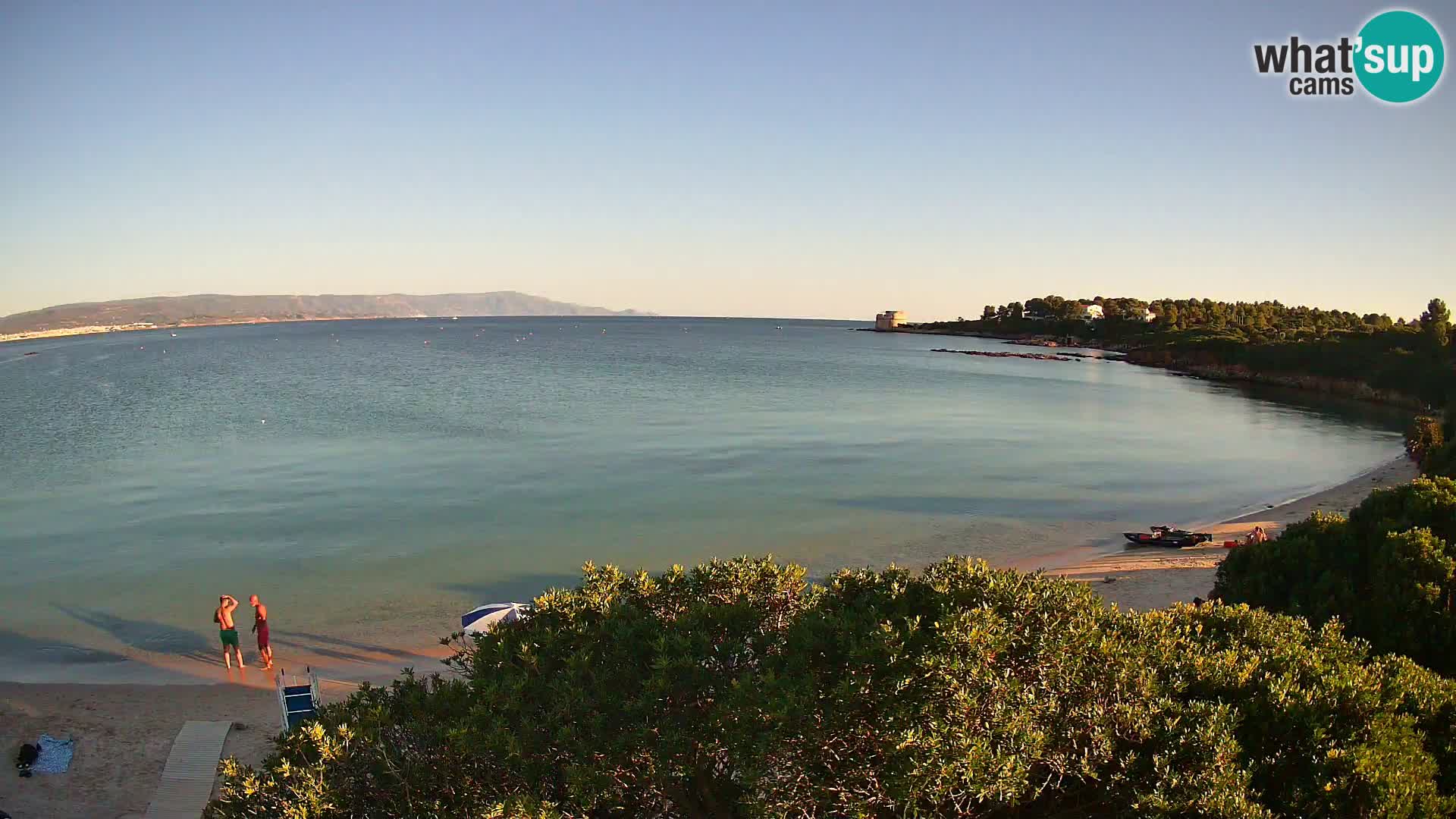 Plage Lazzaretto livecam | Alghero | Sardaigne