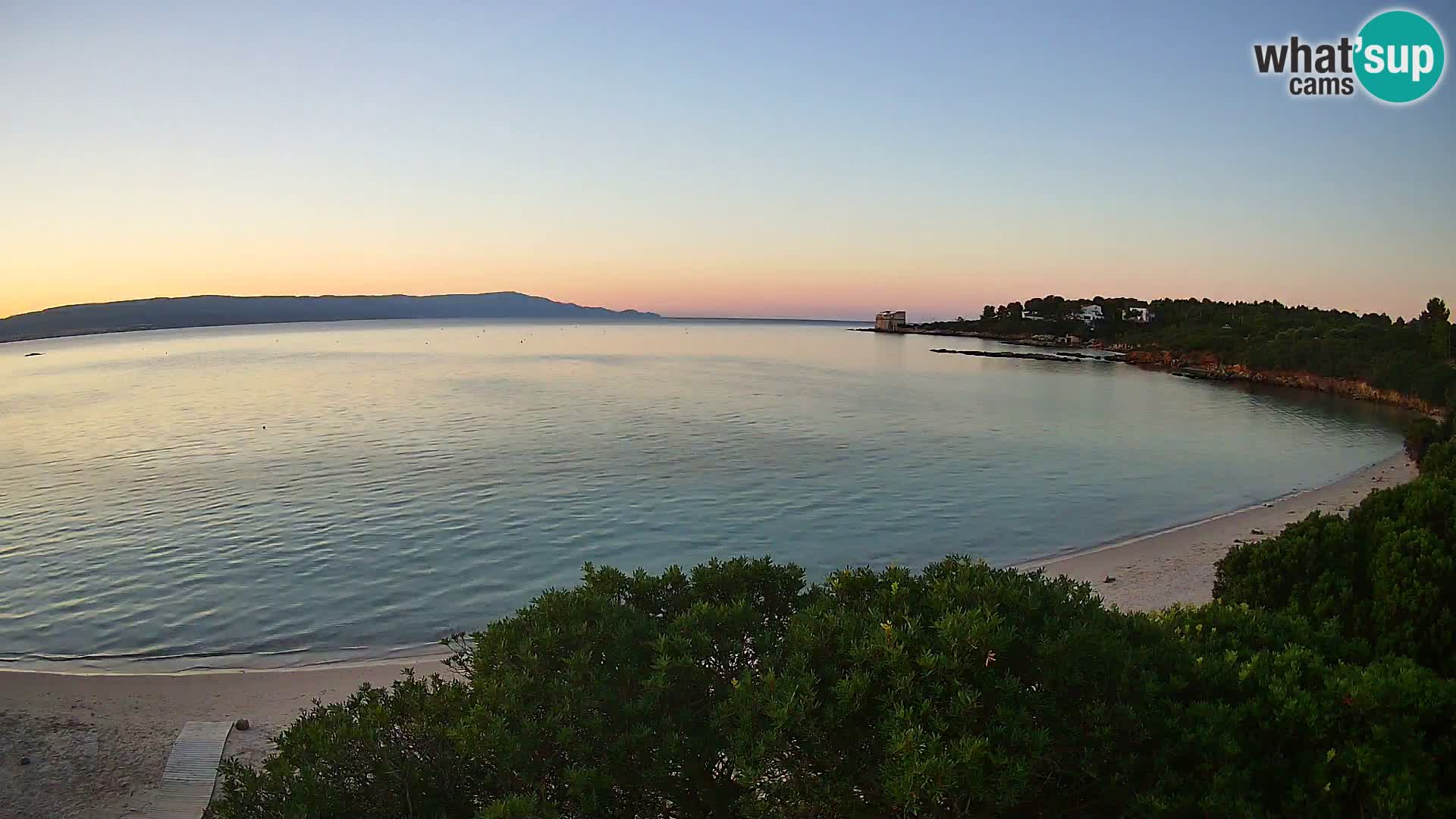 Plage Lazzaretto livecam | Alghero | Sardaigne