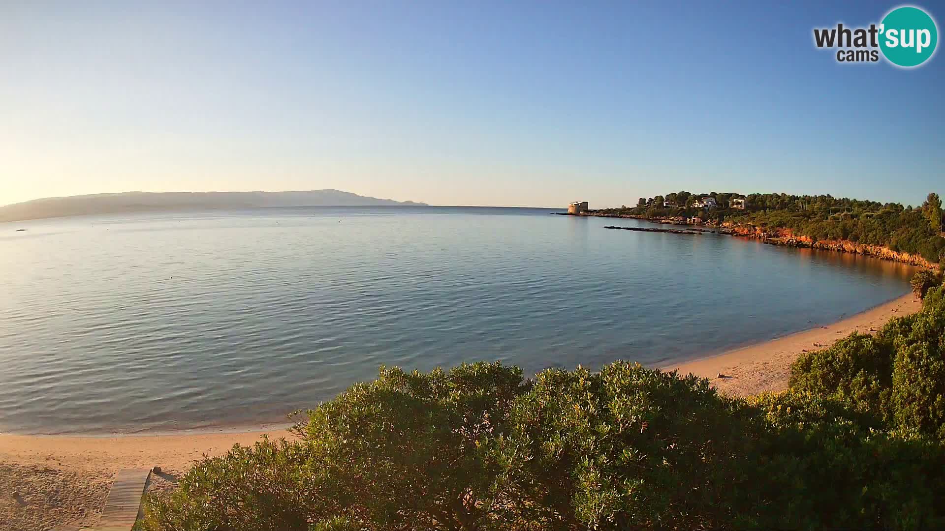 Plage Lazzaretto livecam | Alghero | Sardaigne