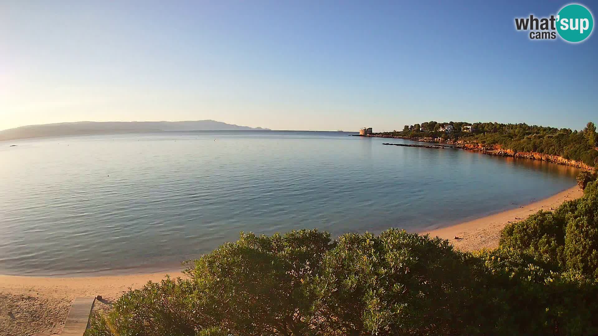 Webcam Lazzaretto Strand | Alghero | Sardinien