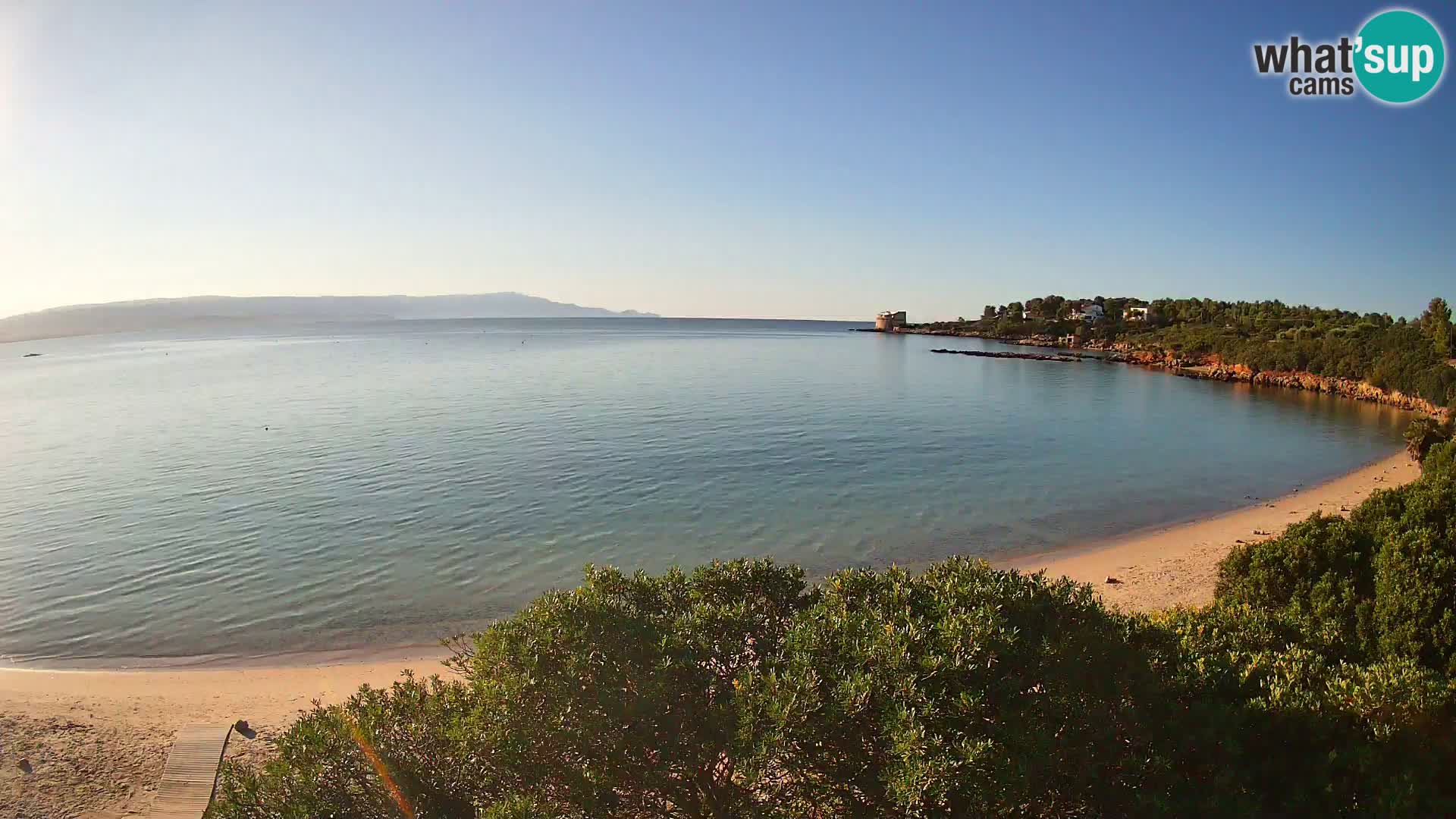 Webcam Lazzaretto beach | Alghero | Sardinia