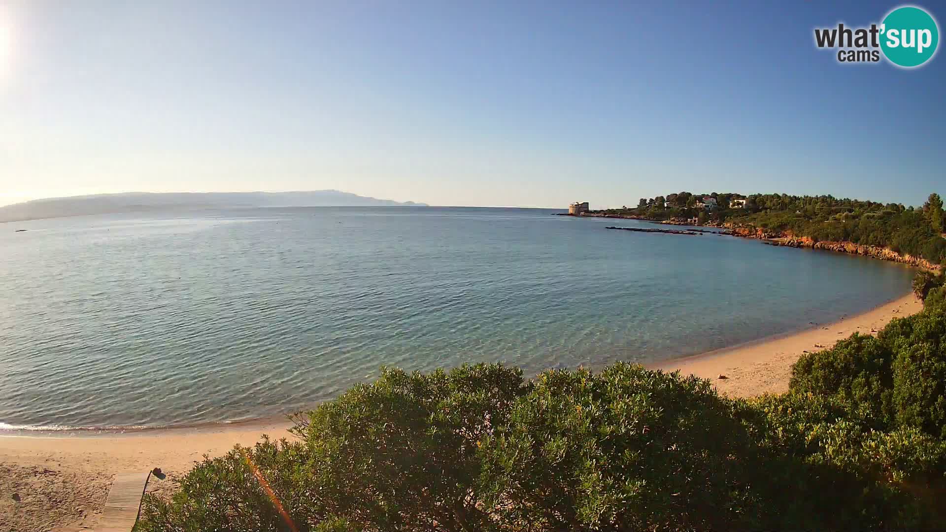 Webcam Lazzaretto beach | Alghero | Sardinia