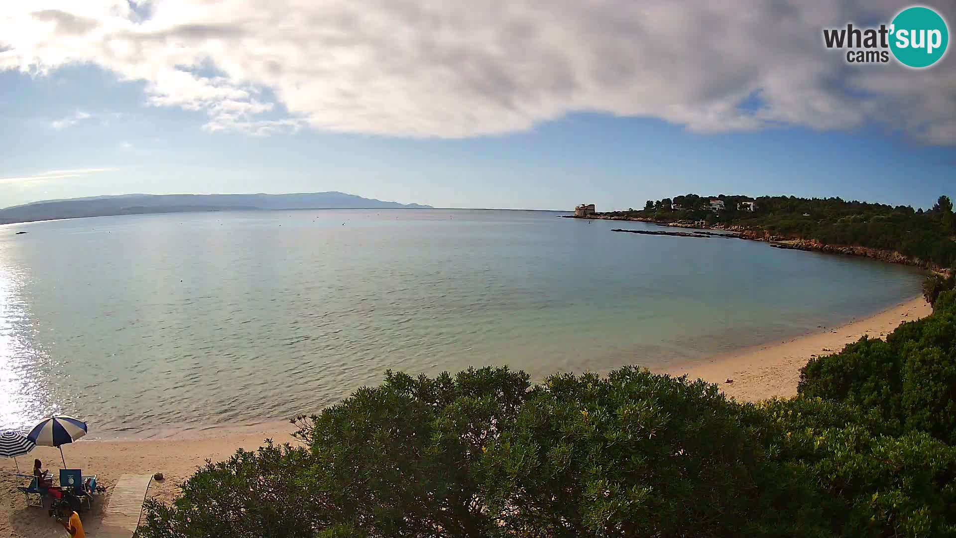 Webcam Lazzaretto Strand | Alghero | Sardinien