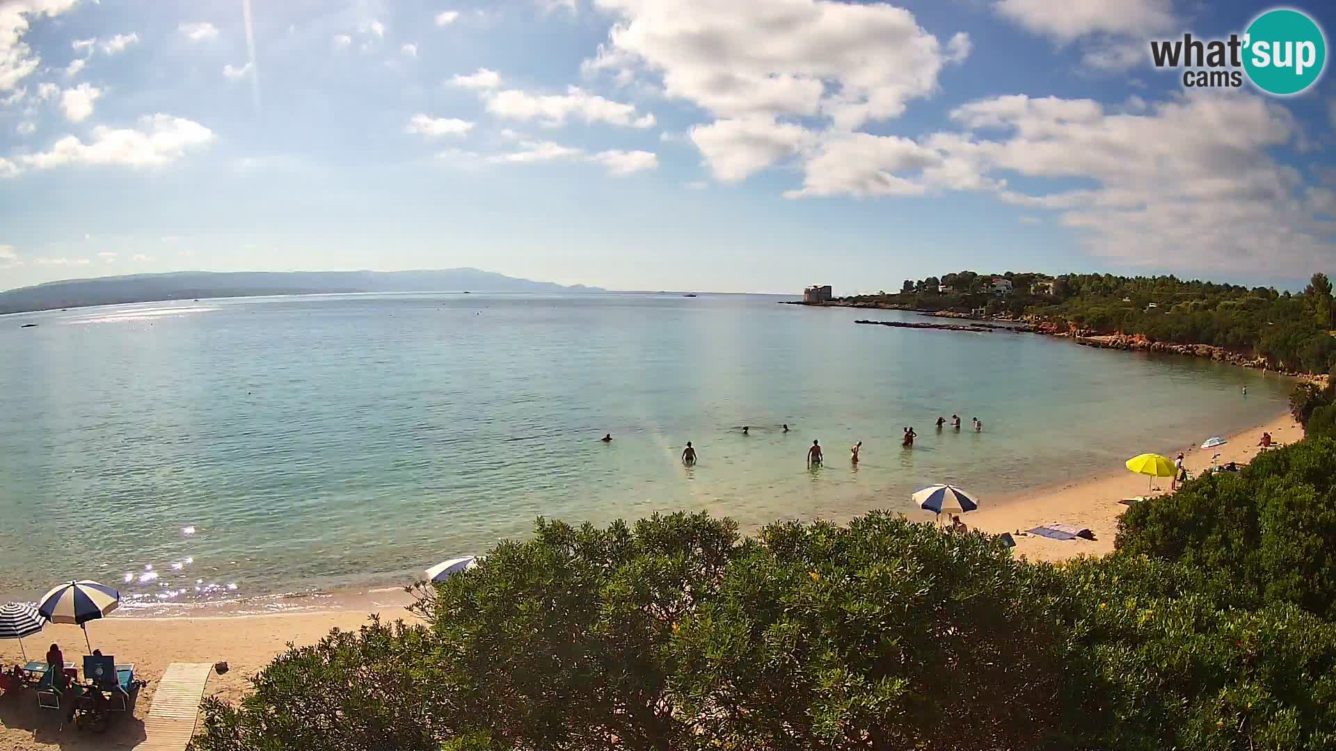 Kamera plaža Lazzaretto | Alghero | Sardinija