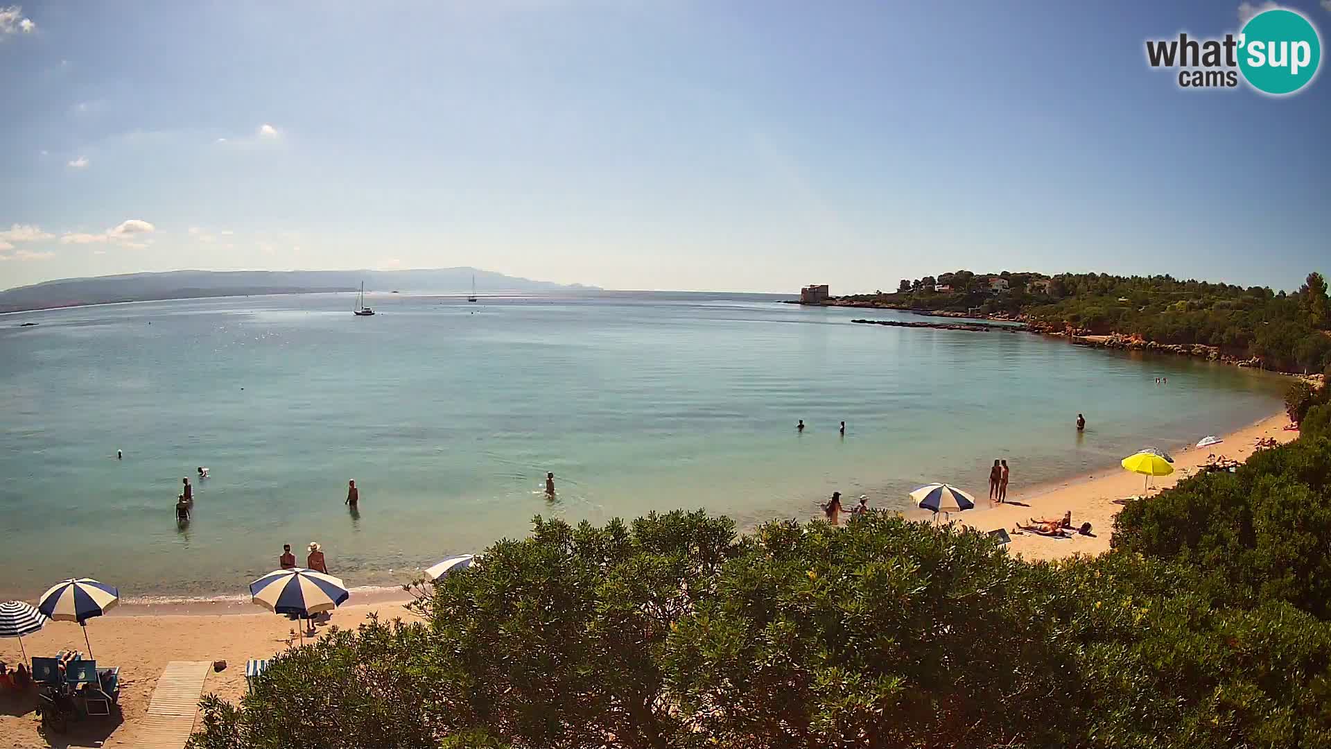 Webcam spiaggia Lazzaretto | Alghero | Sardegna