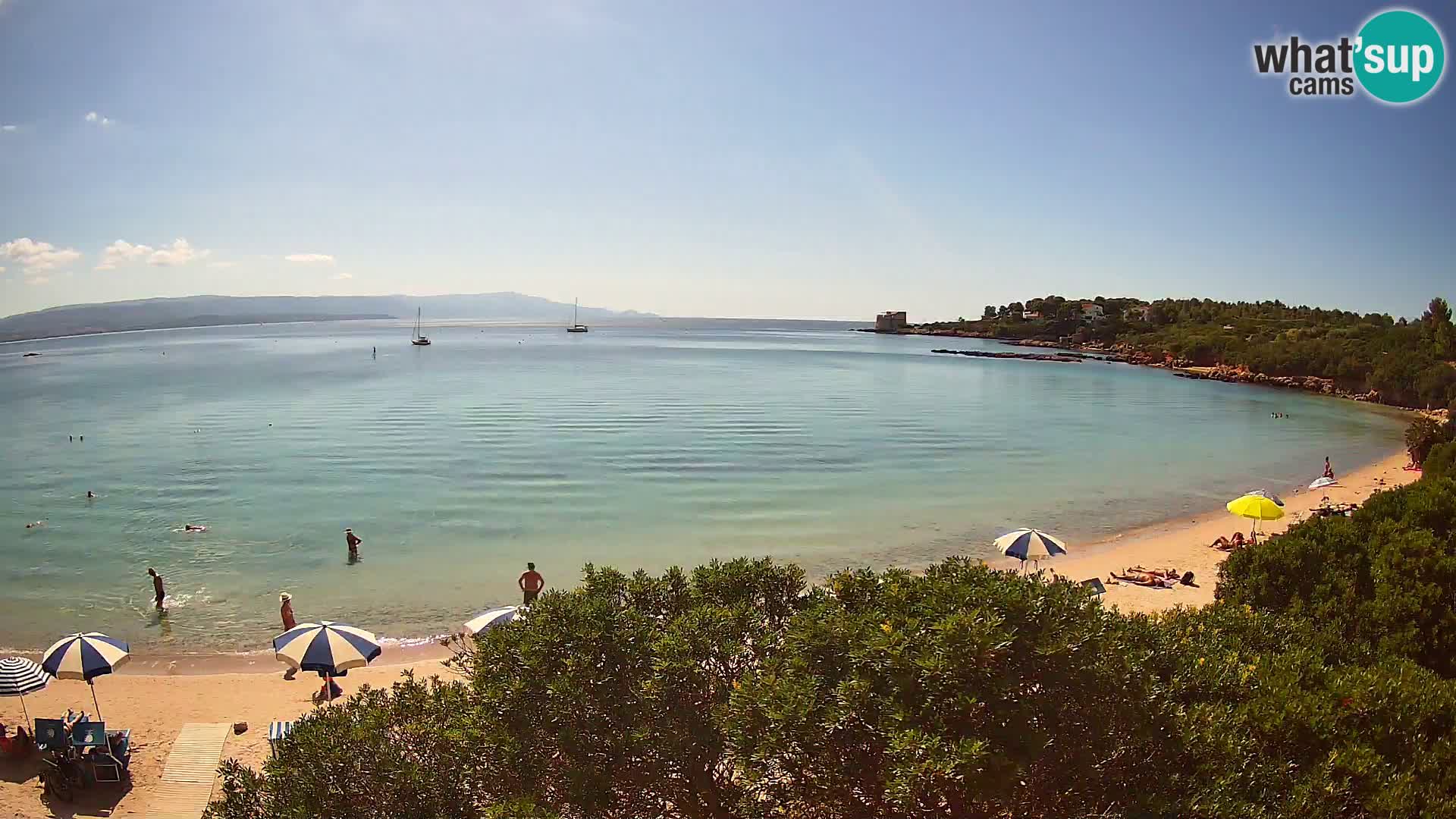 Webcam spiaggia Lazzaretto | Alghero | Sardegna