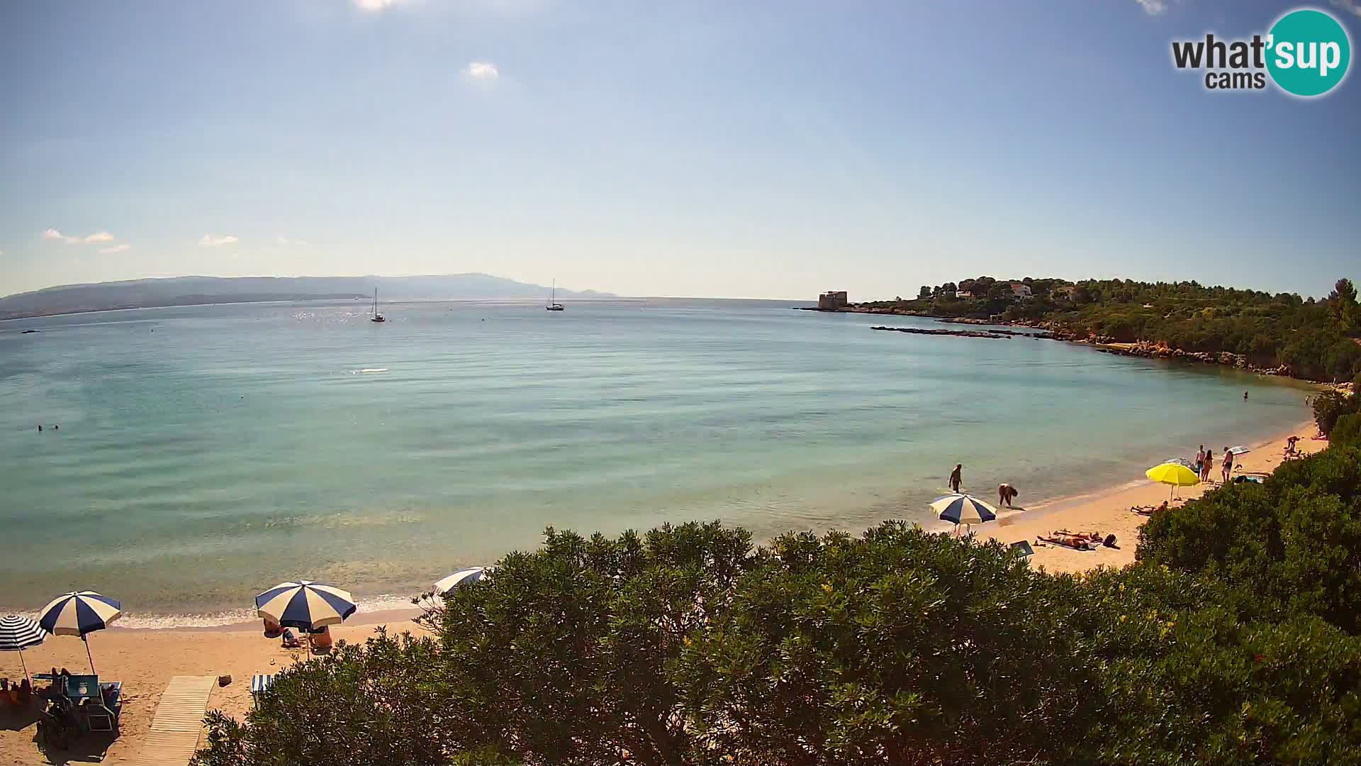 Webcam Lazzaretto beach | Alghero | Sardinia