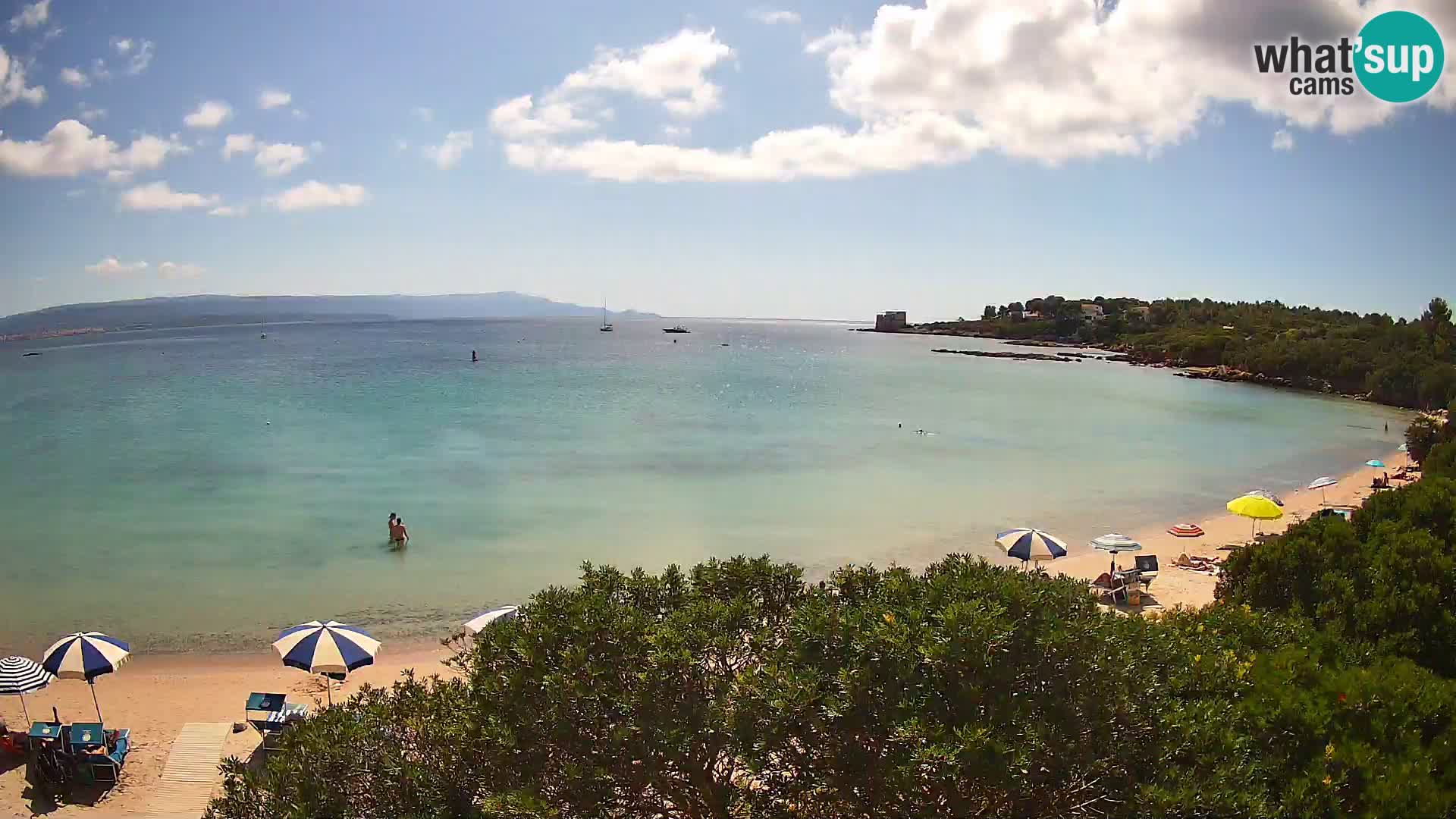 Kamera plaža Lazzaretto | Alghero | Sardinija