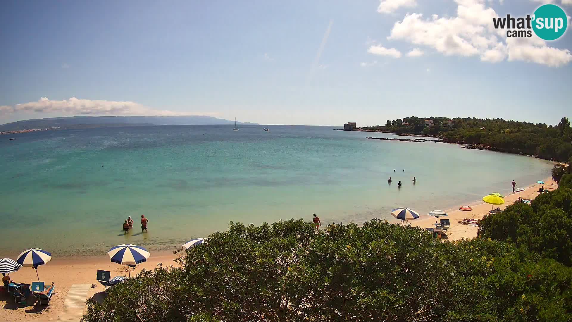 Webcam Lazzaretto beach | Alghero | Sardinia