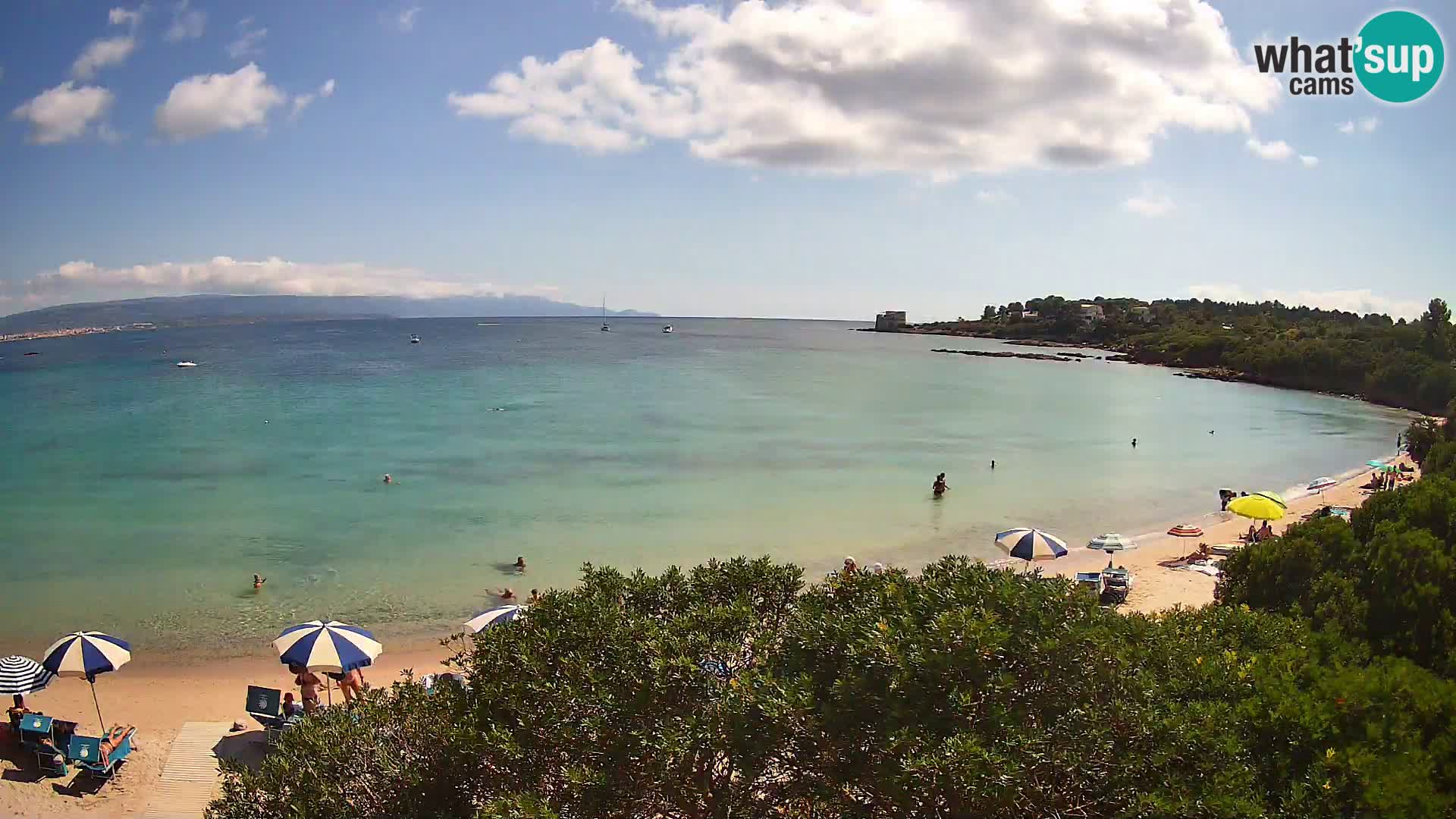 Webcam spiaggia Lazzaretto | Alghero | Sardegna