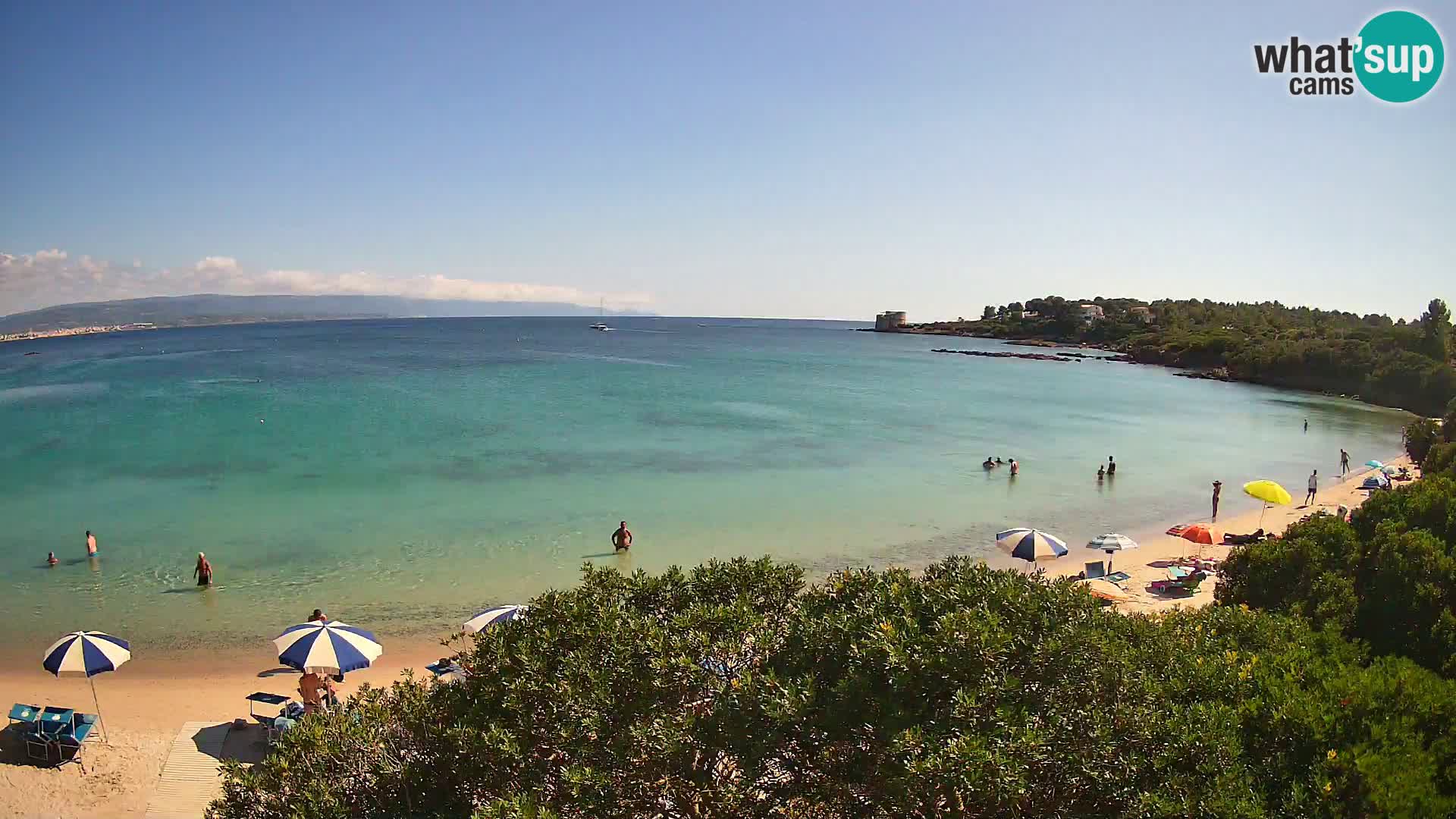 Webcam Lazzaretto Strand | Alghero | Sardinien