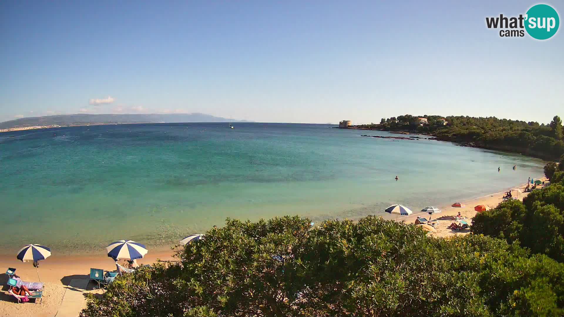 Webcam spiaggia Lazzaretto | Alghero | Sardegna